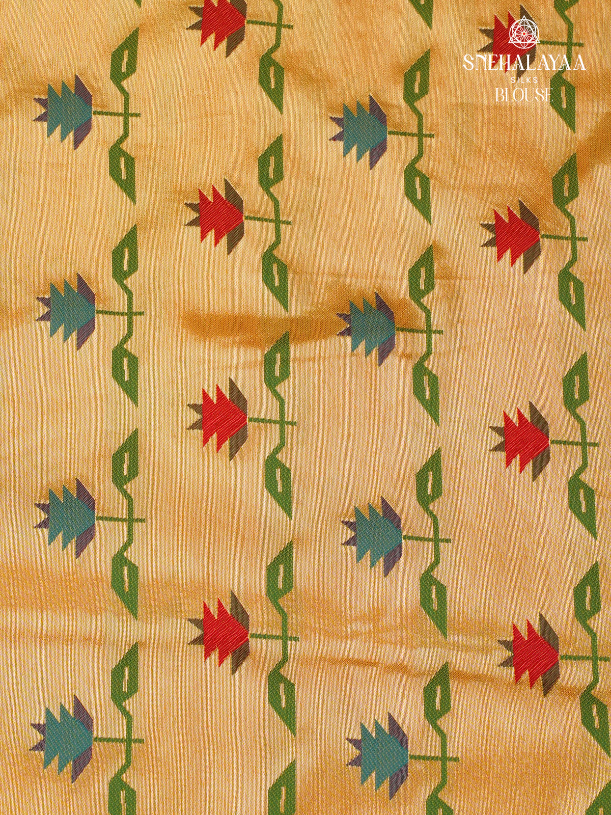 Yellow Banaras Paithani Saree