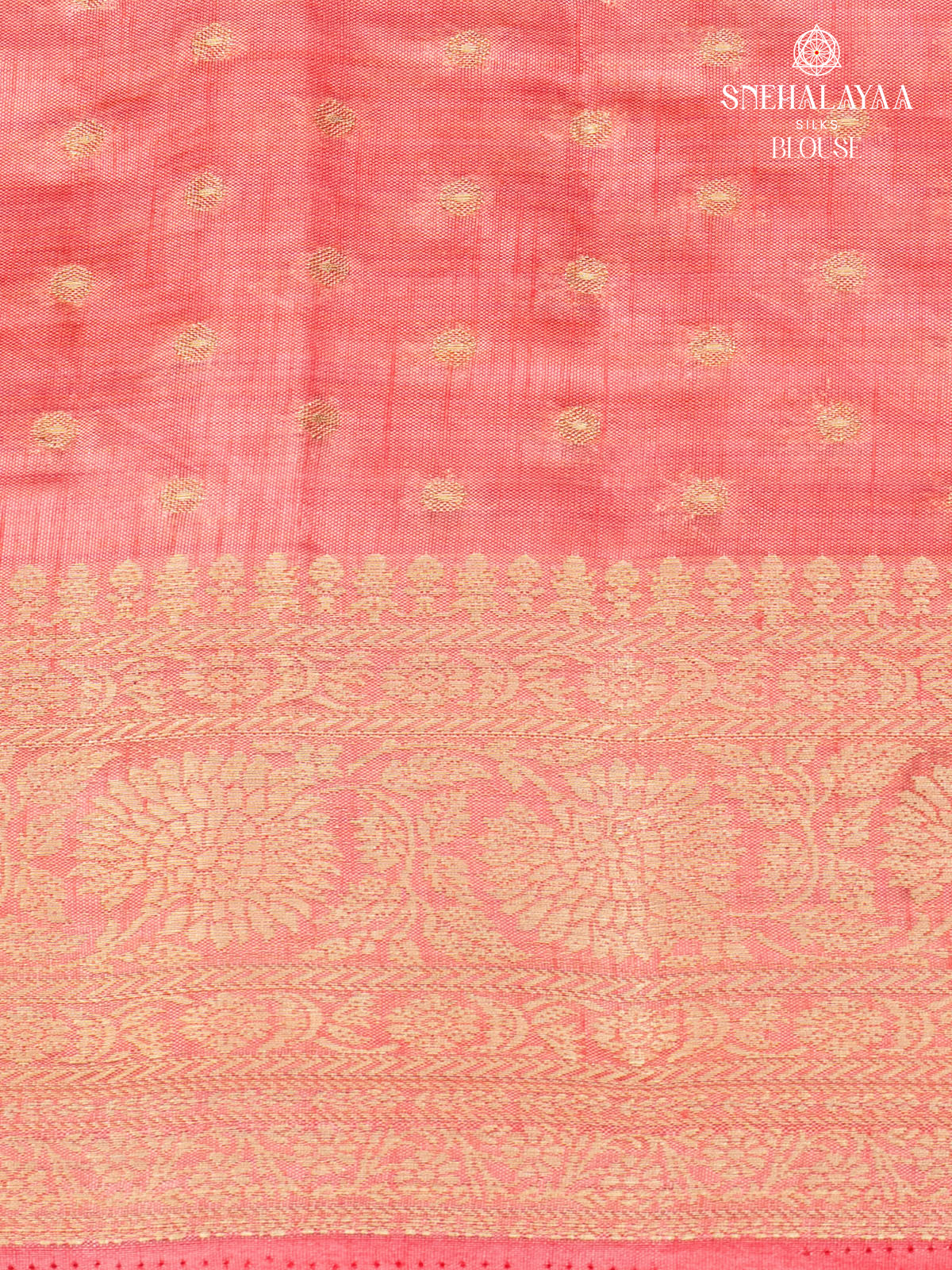 Pink Raw Silk Saree
