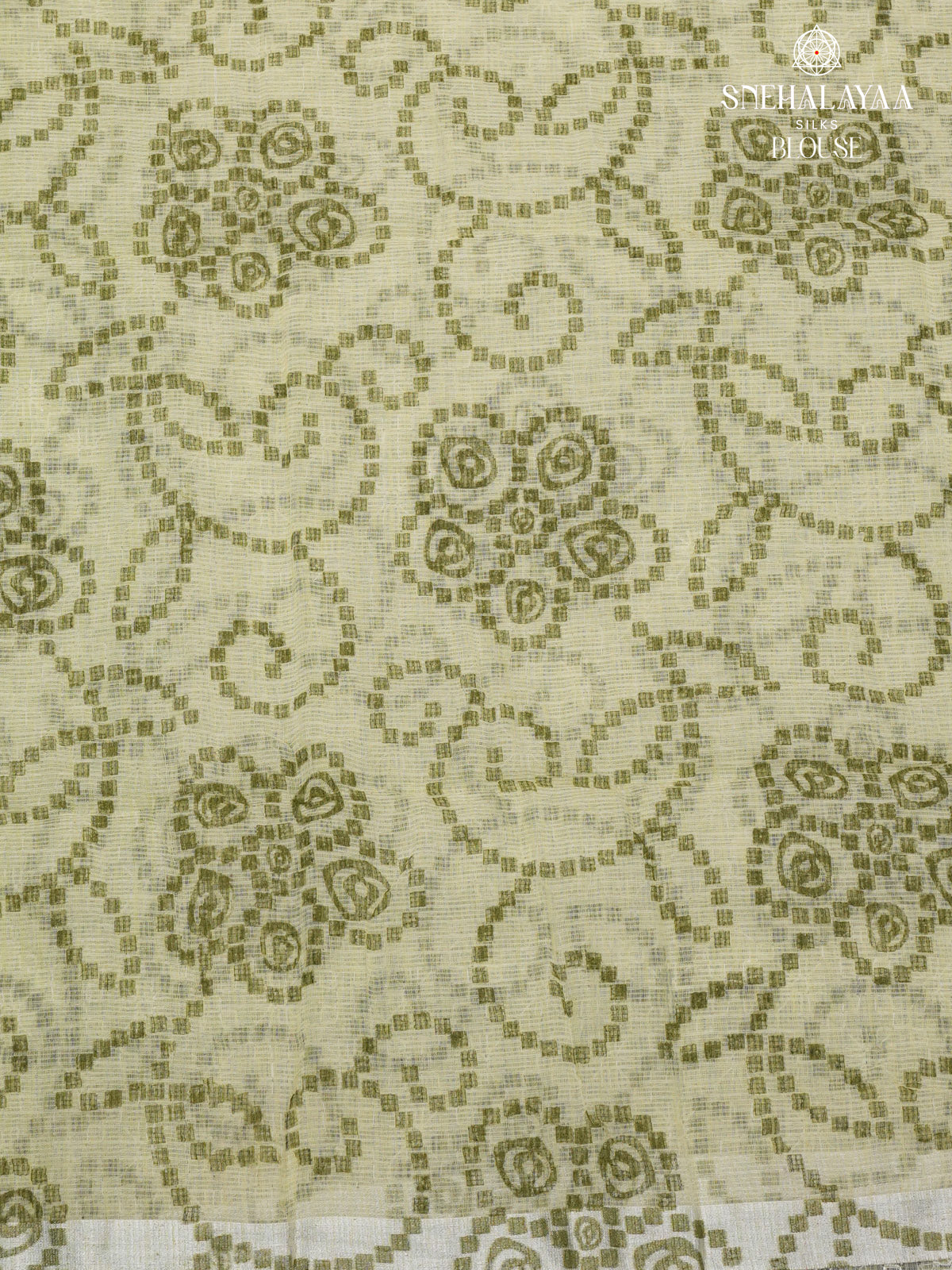 Soft Green Kota Embroidery Saree