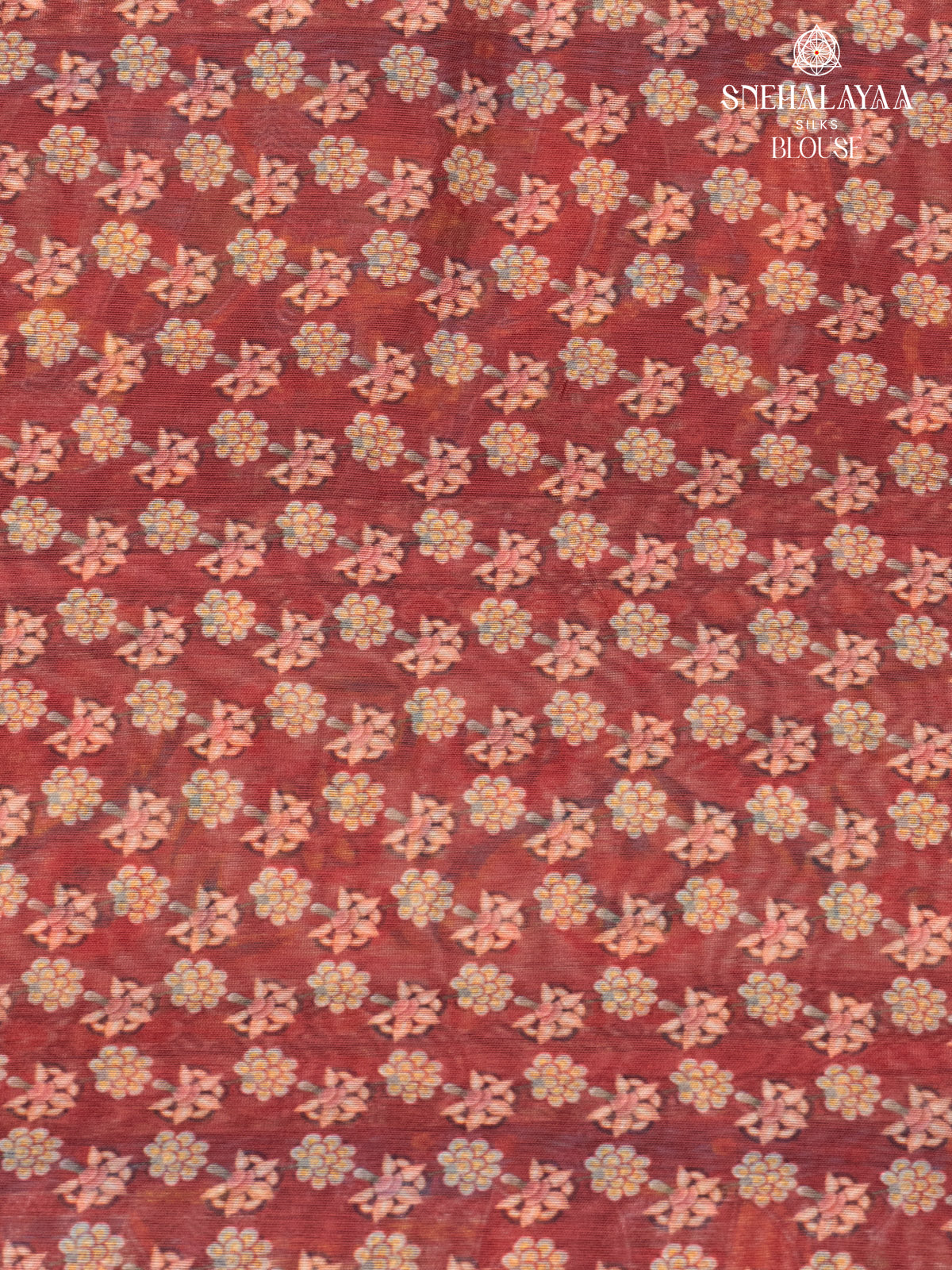 Cream With Maroon Border Linen Saree