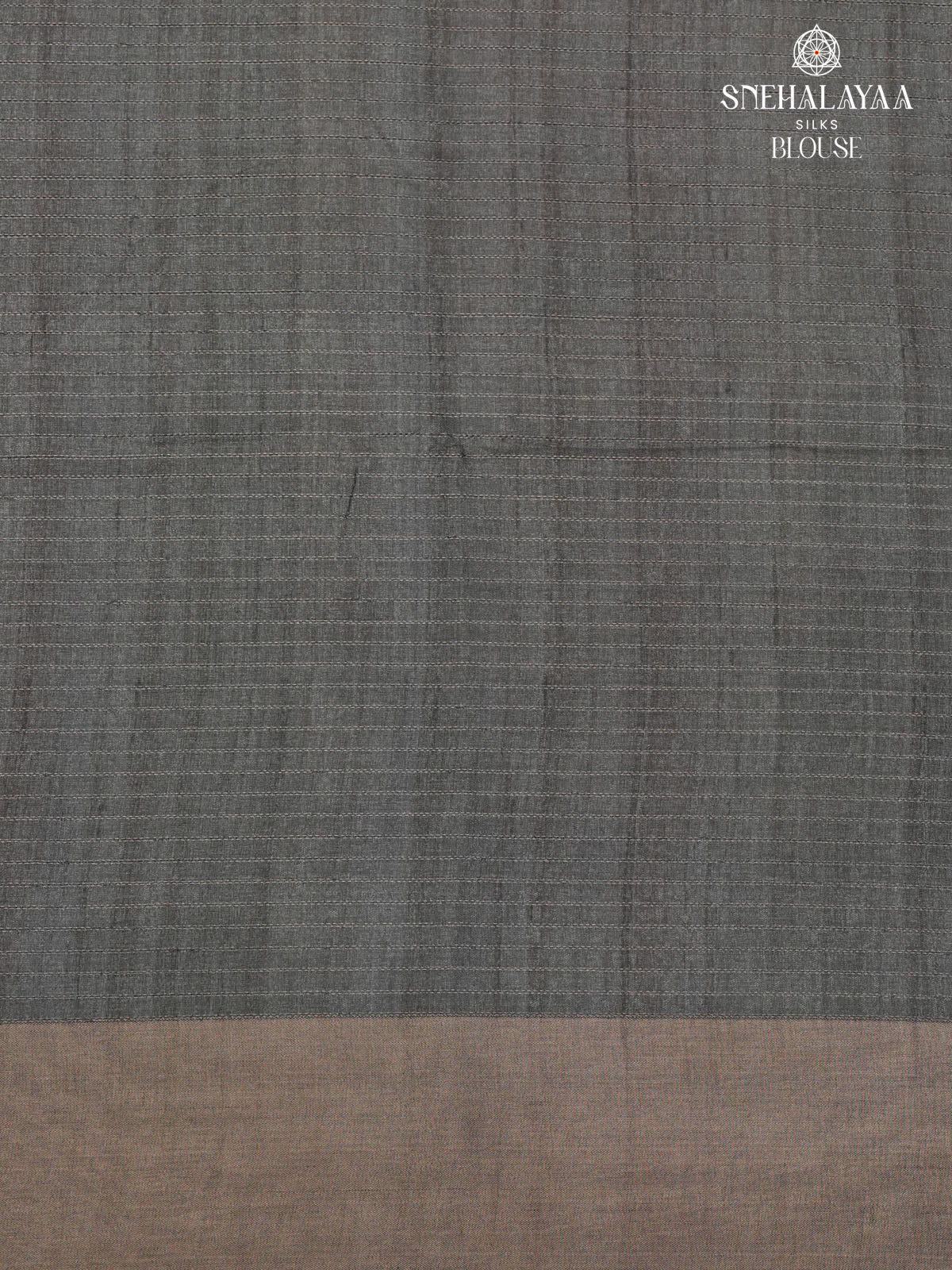 Grey Printed Tussar Saree