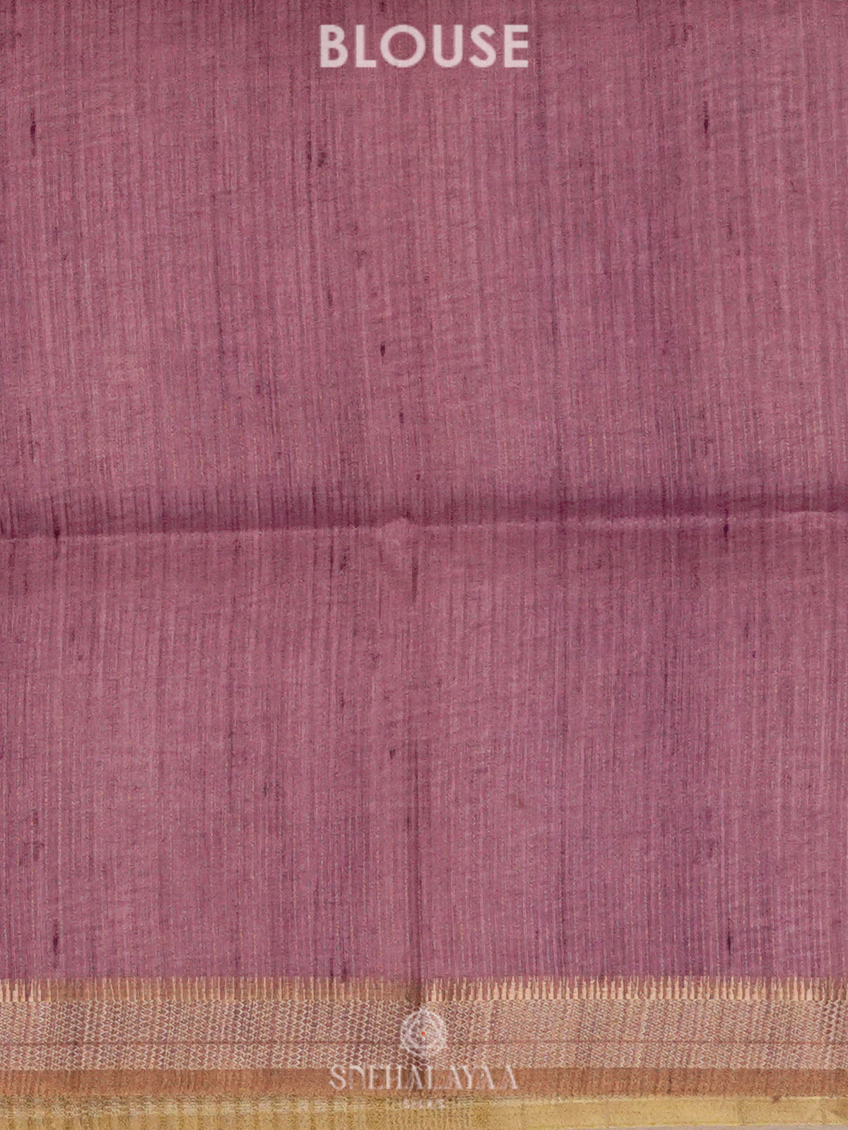 Purple Tussar Saree