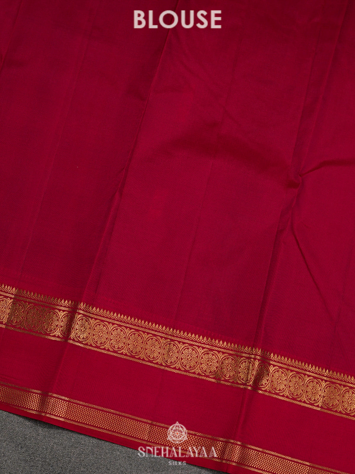 Peacock Blue Kanjivaram Silk Saree