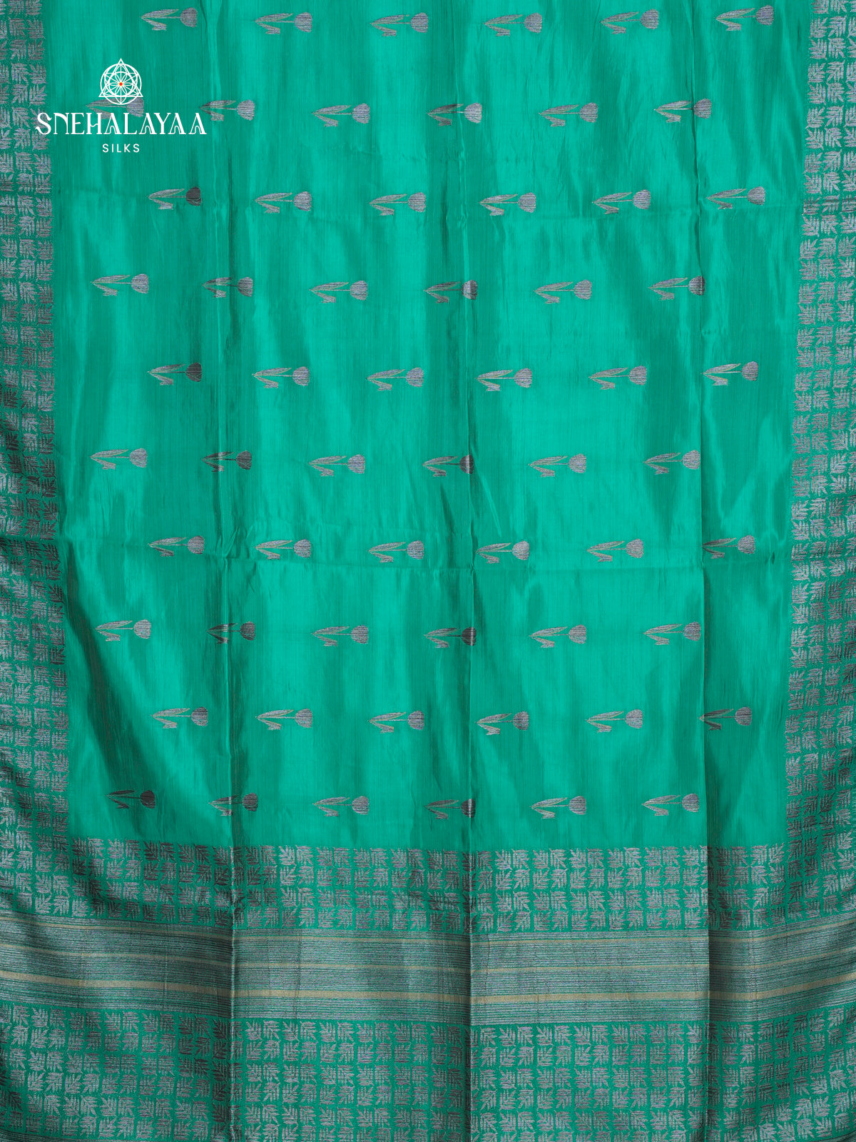 Green Dola Silk Saree