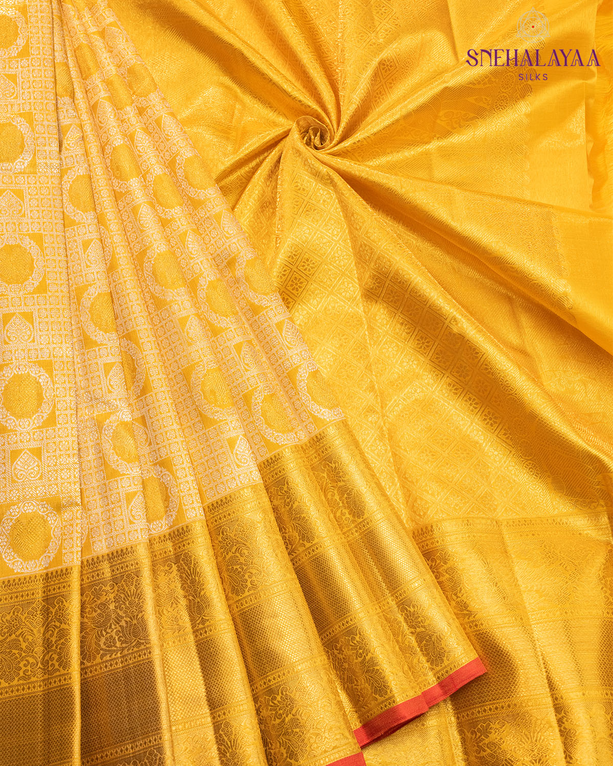 GOLDEN KANCHEEVARAM SILK