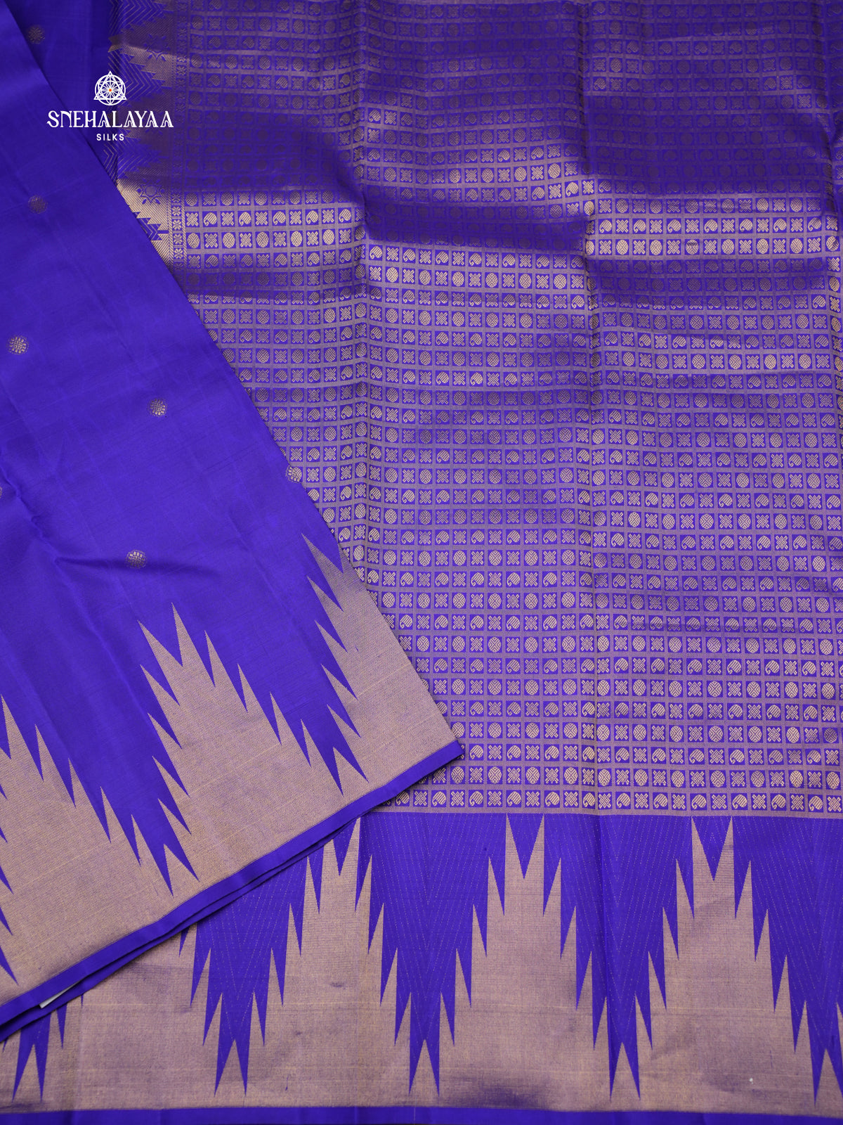 Blue Kanjivaram Silk Saree