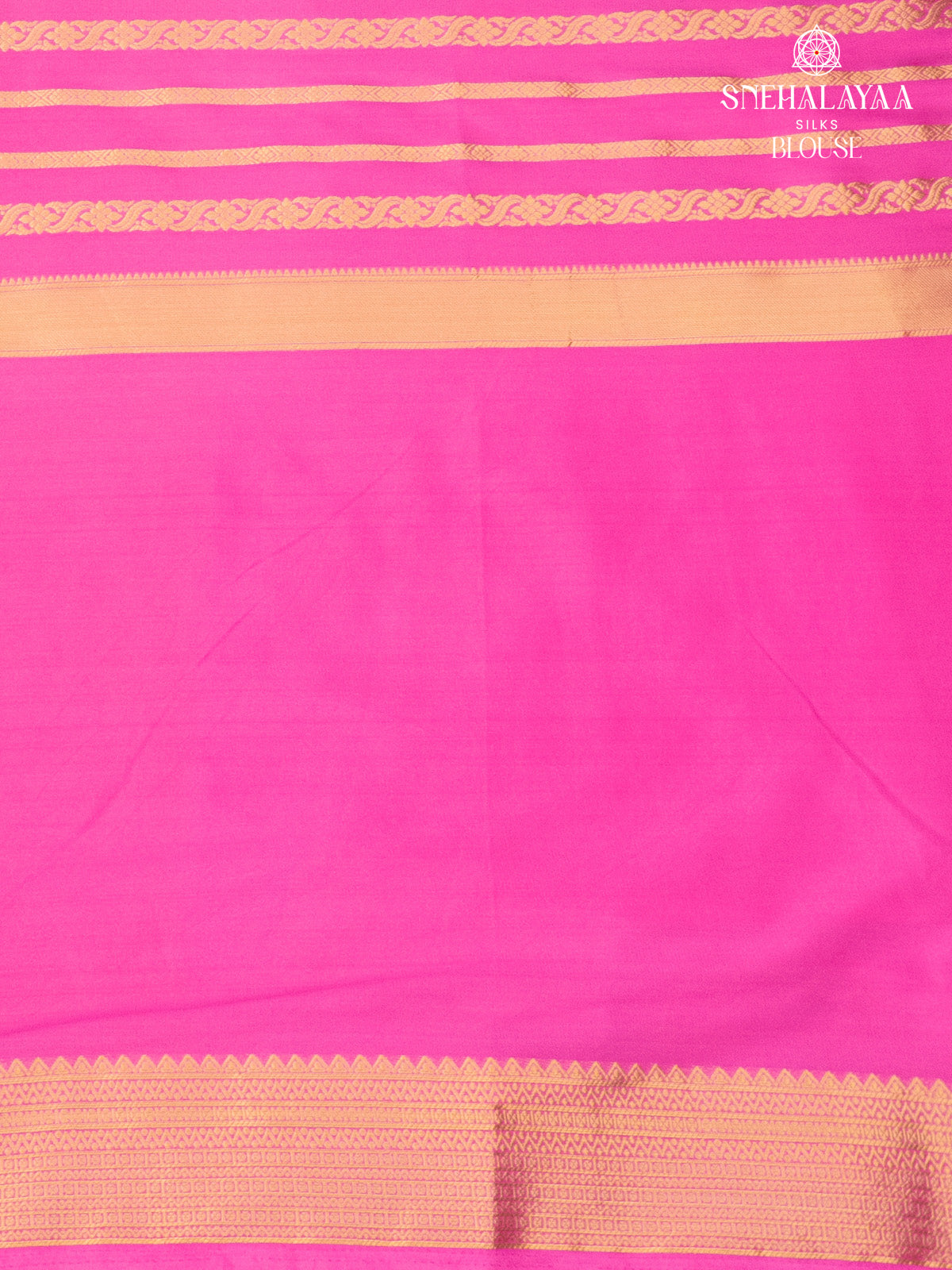 Orange Mysore Silk Saree