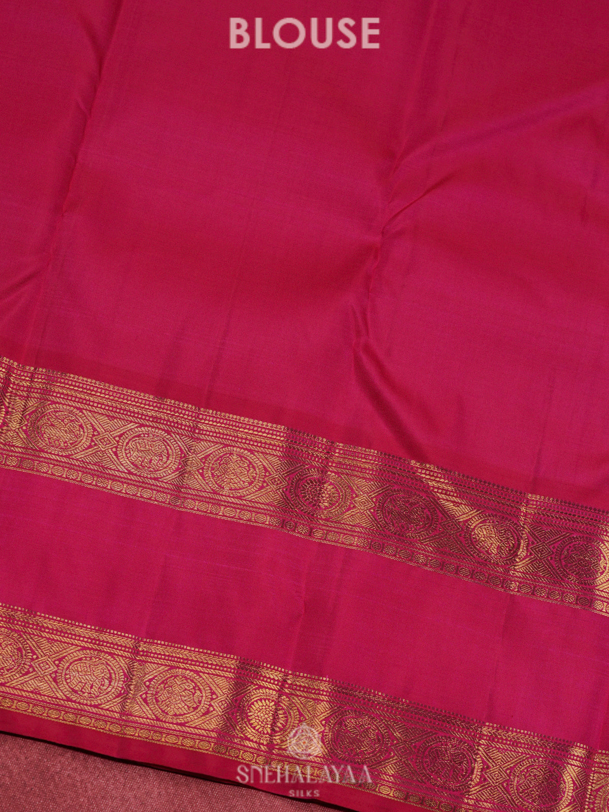 Pink Kanjivaram Silk Saree