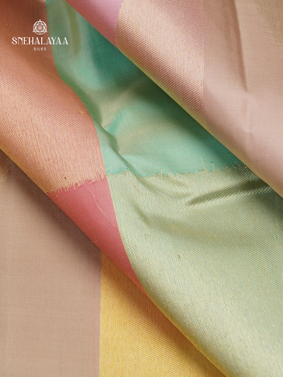 Multi Colour Kanjivaram Silk Saree