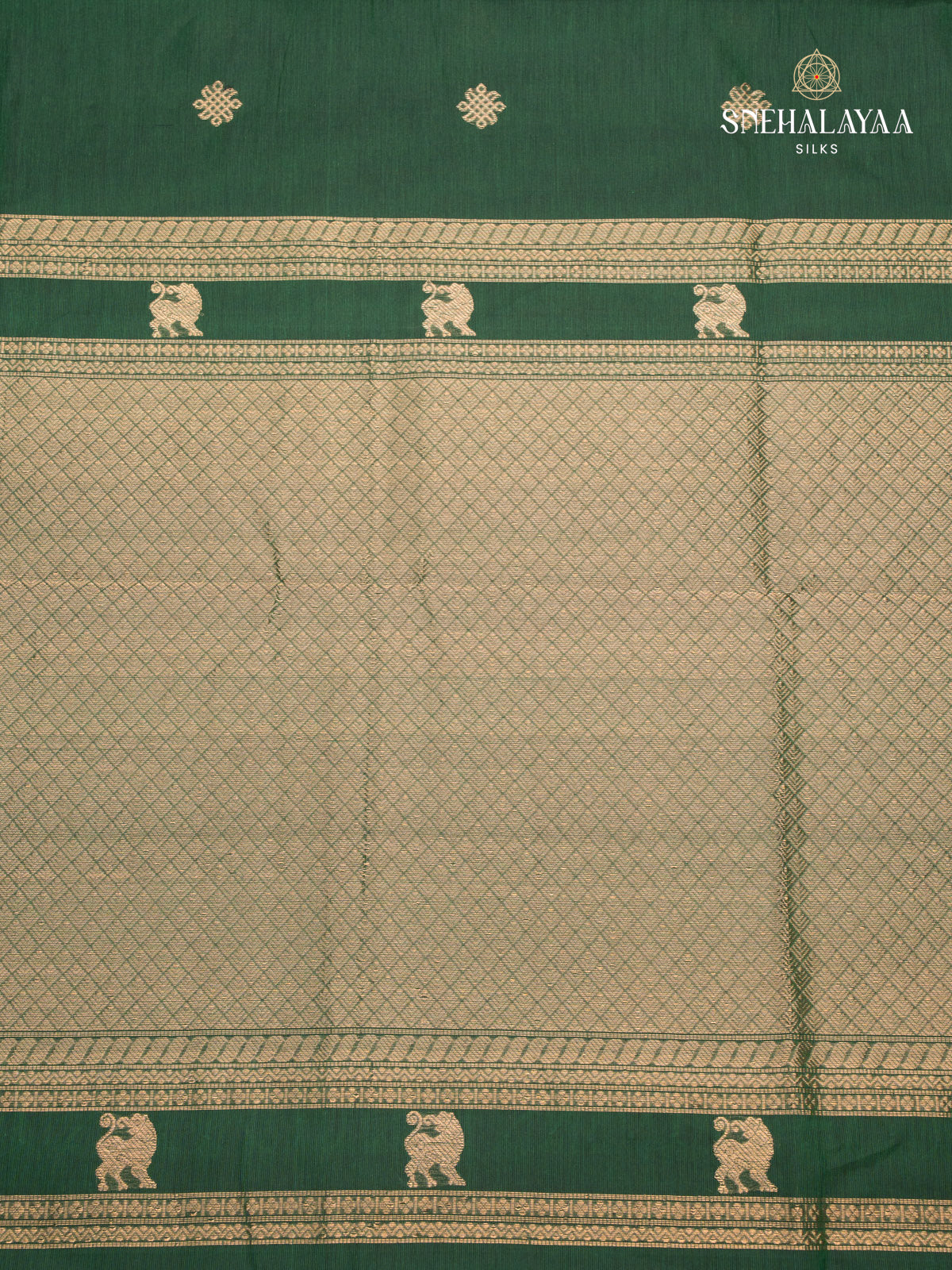 Green Kanchi Silk Cotton Saree