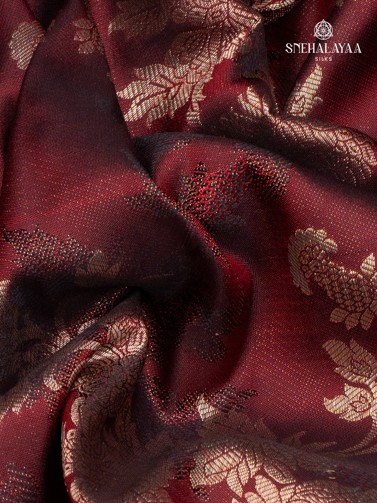 Brown Kanjivaram Silk Saree