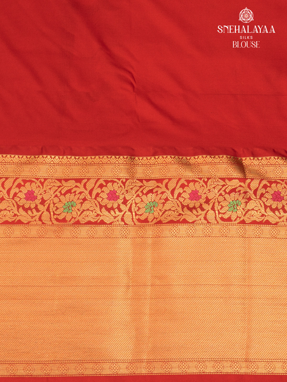 Navy Blue Gadwal Silk Saree