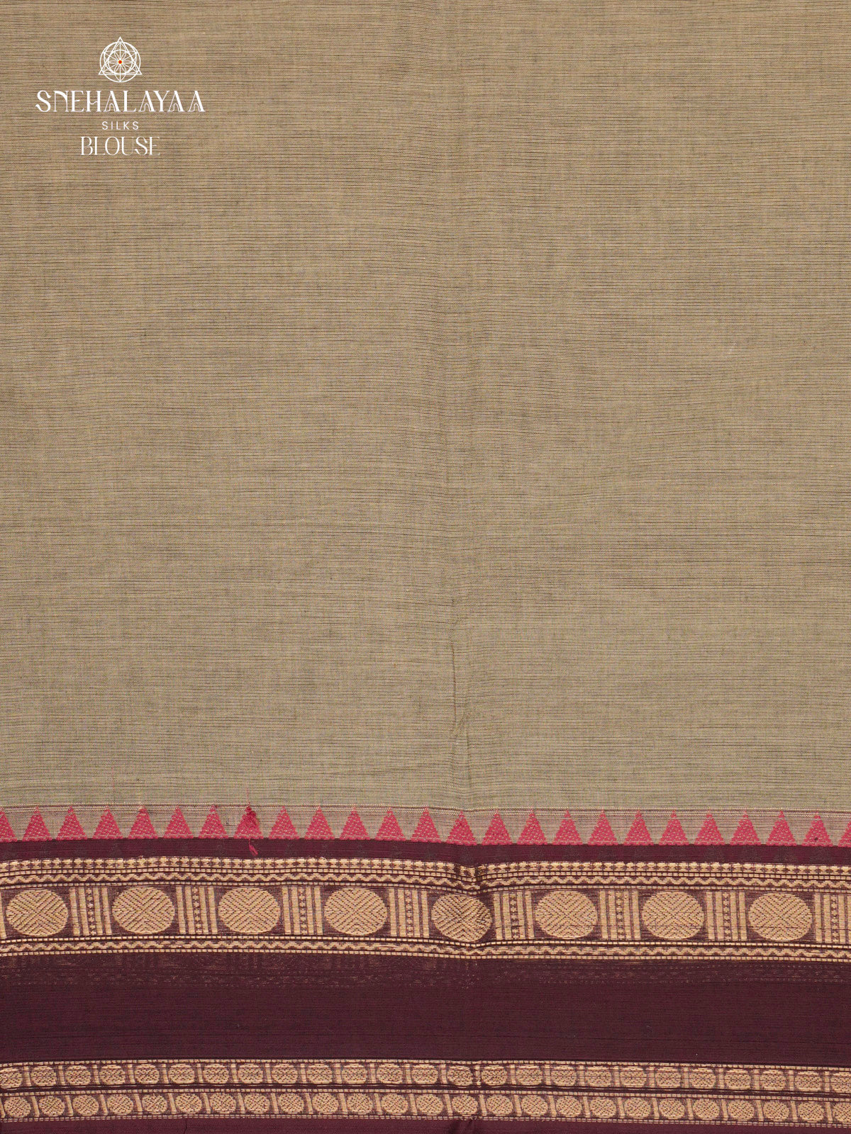 Grey Chettinad Cotton Saree