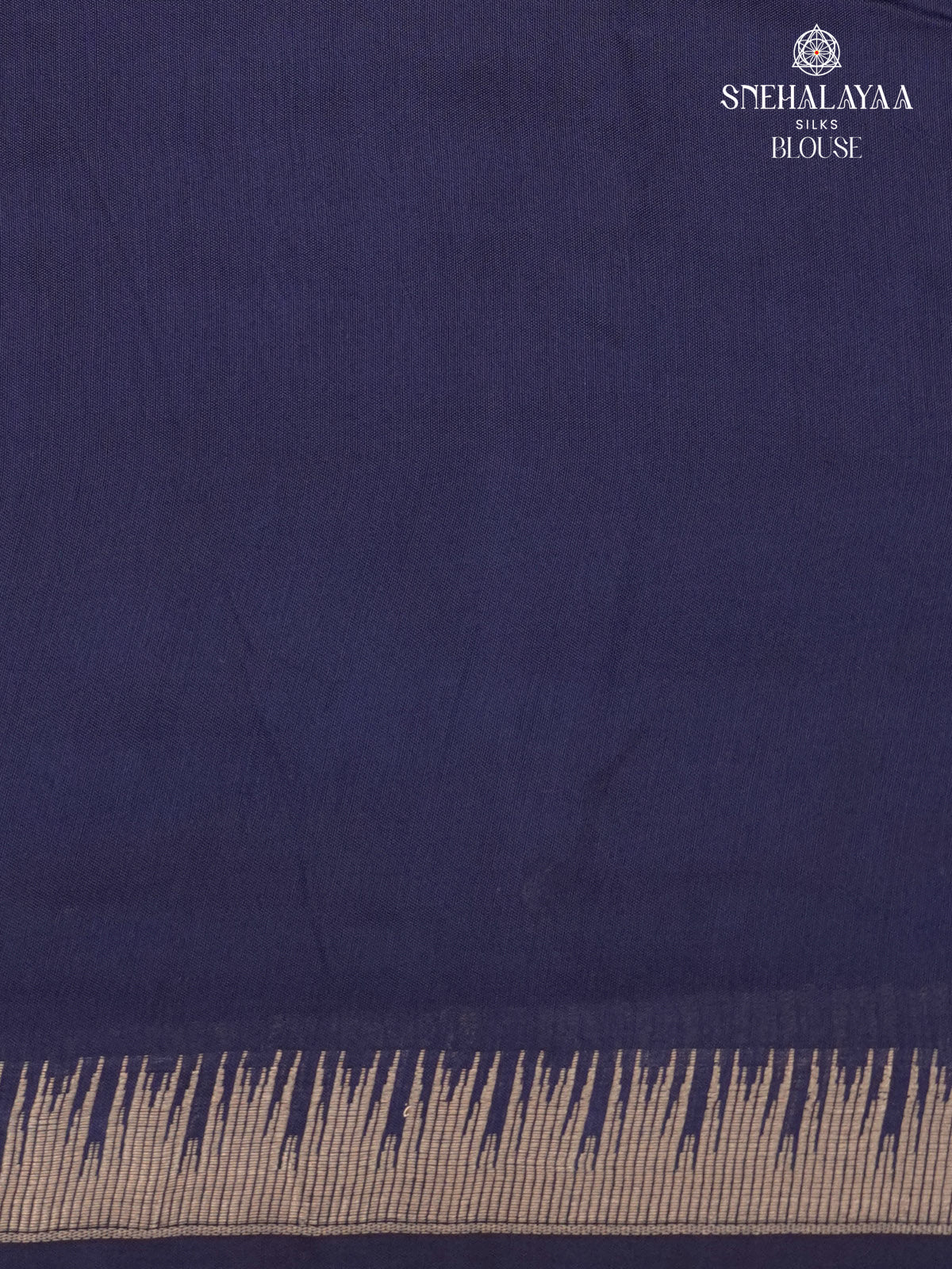 Navy Blue Chanderi Saree