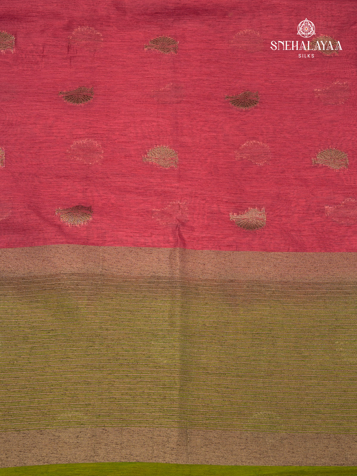 Pink Banaras Jute Saree