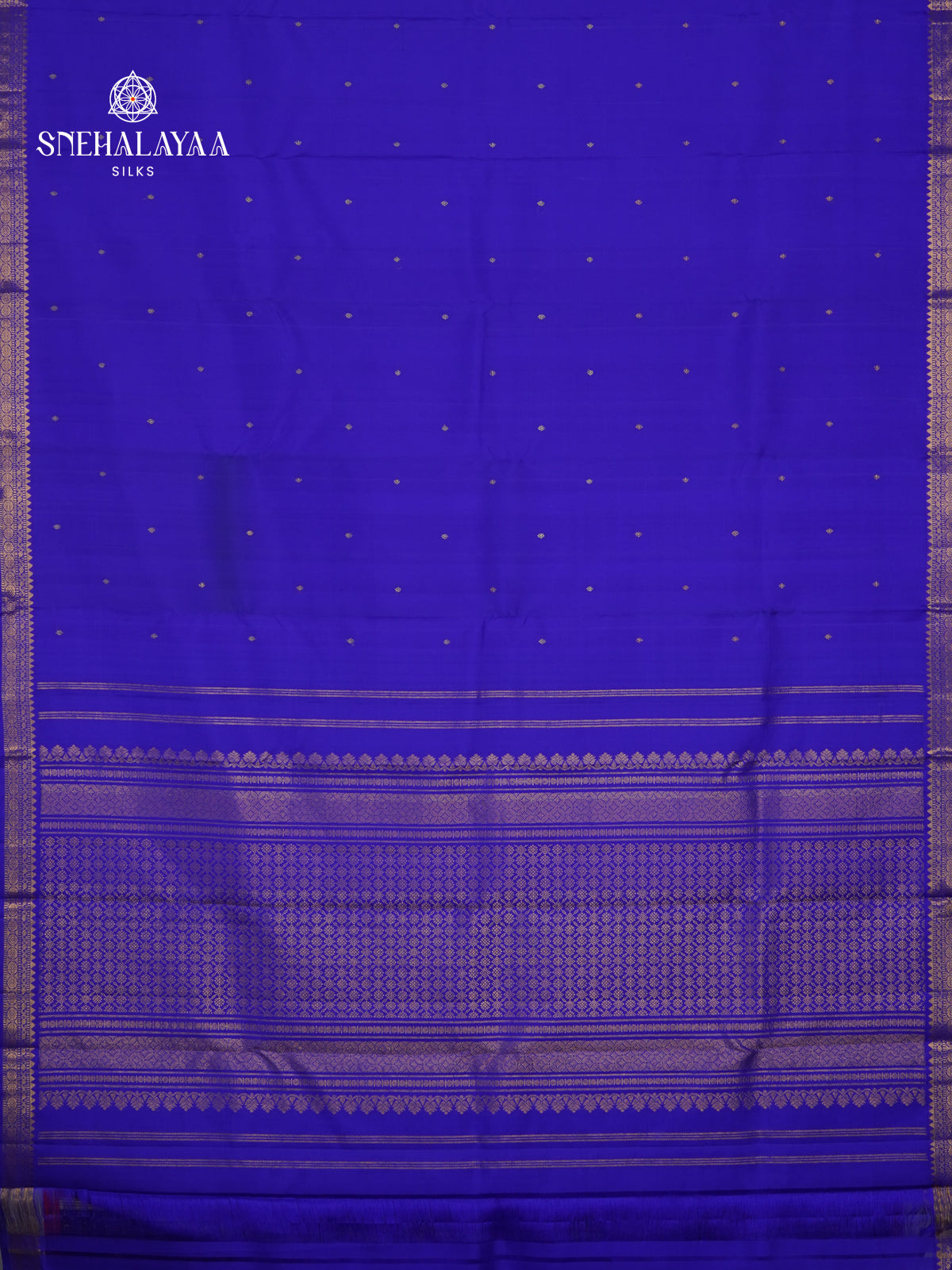 Royal Blue Kanjivaram Silk Saree