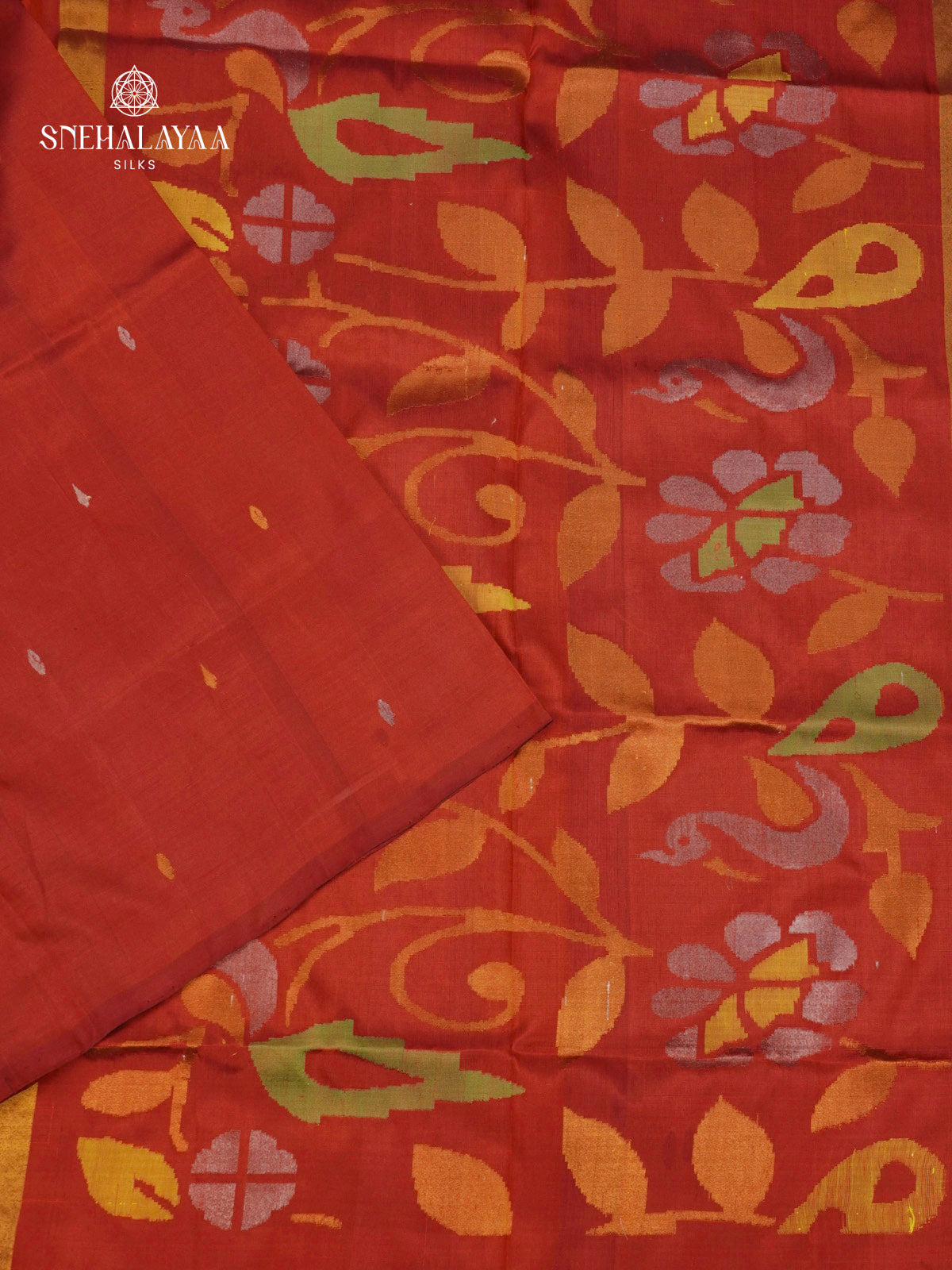 Maroon Uppada Silk Saree