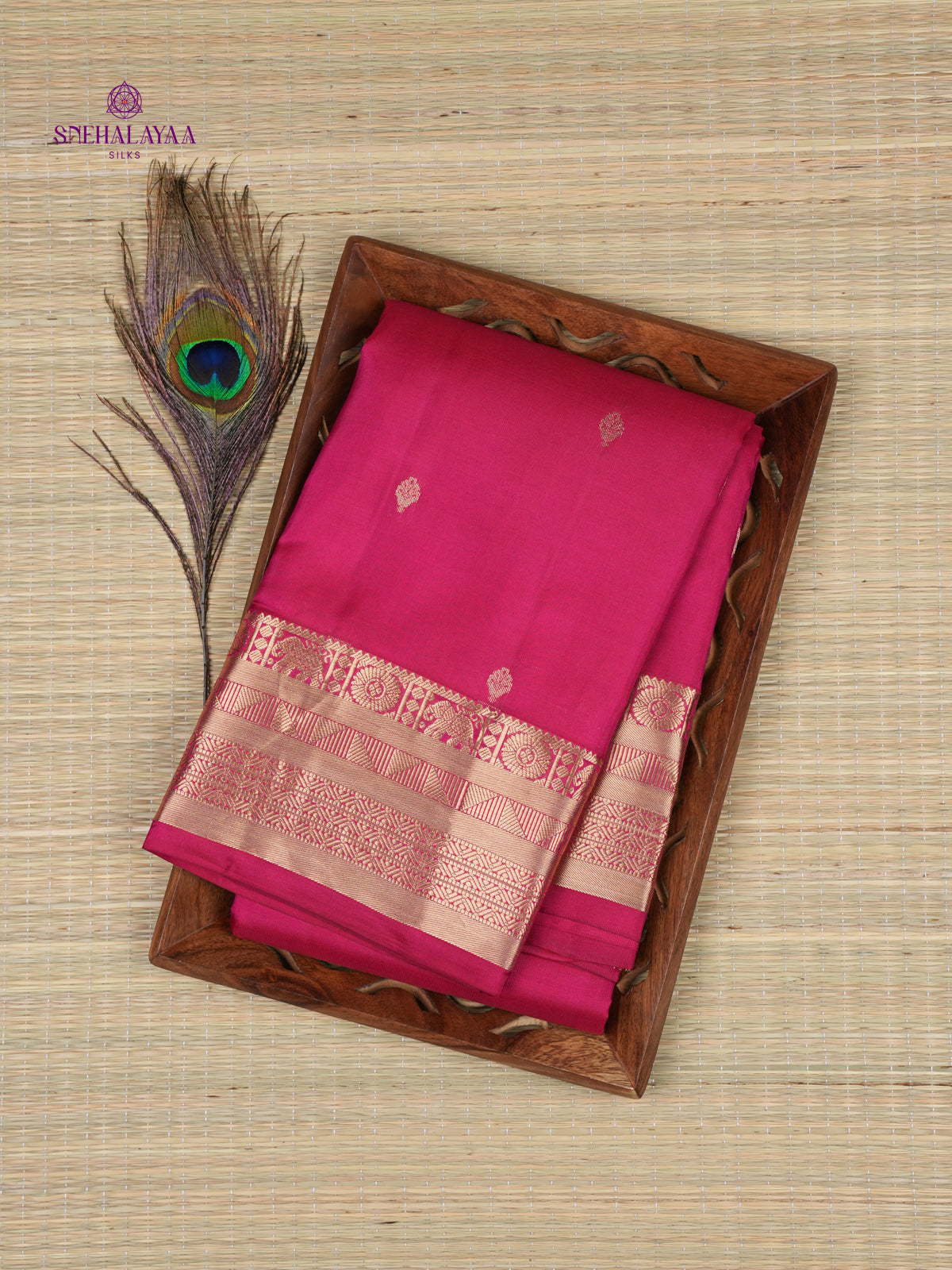 Pink Kanjivaram Silk Saree