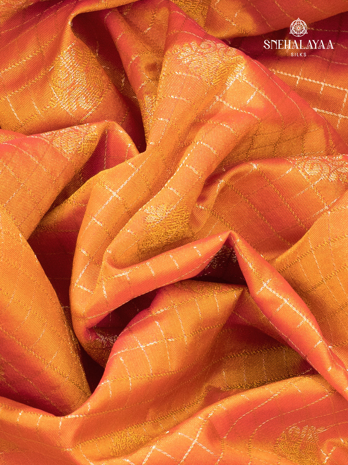 Orange Soft Silk Saree