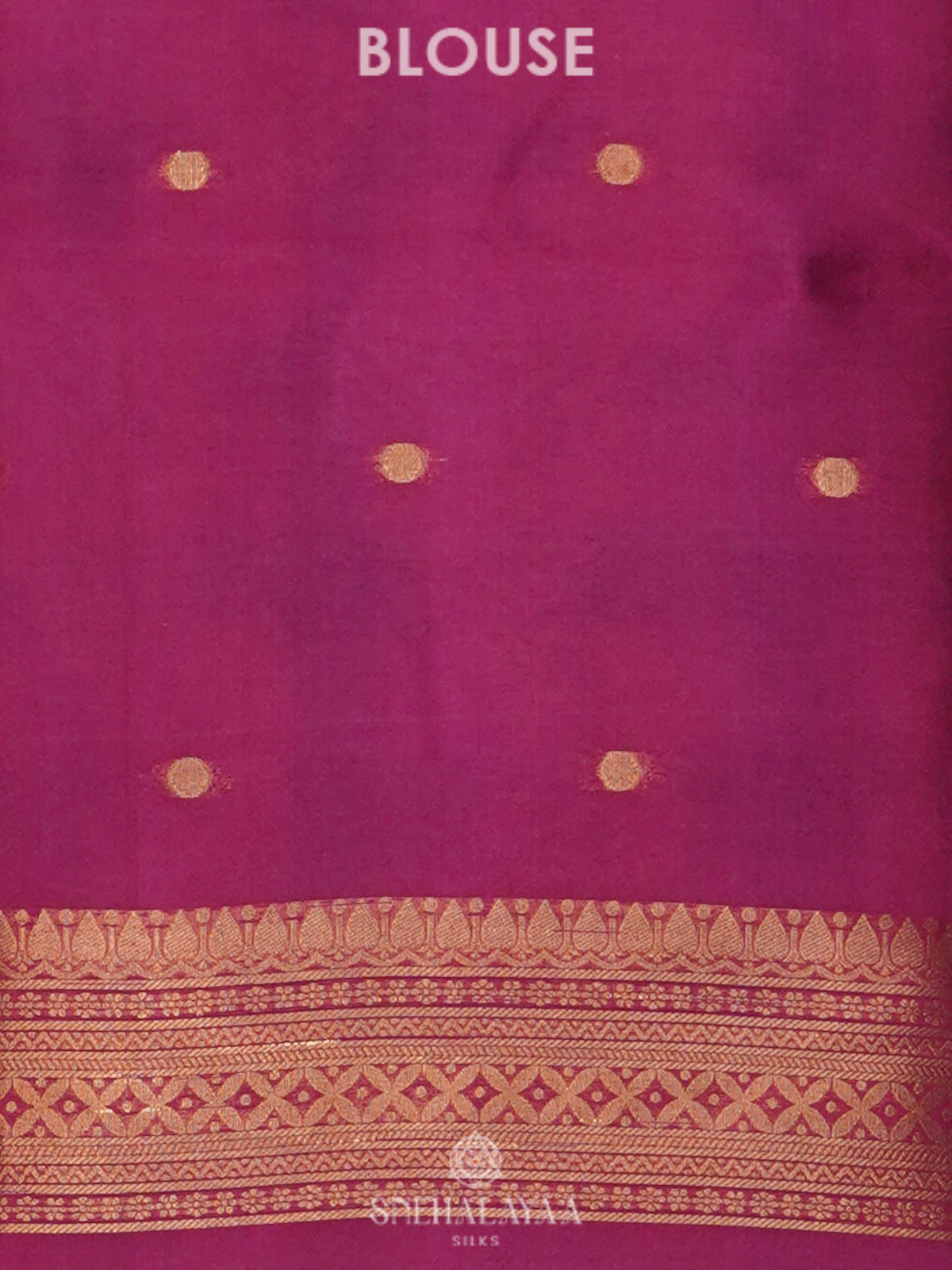 Fuchsia Pink Jute Saree