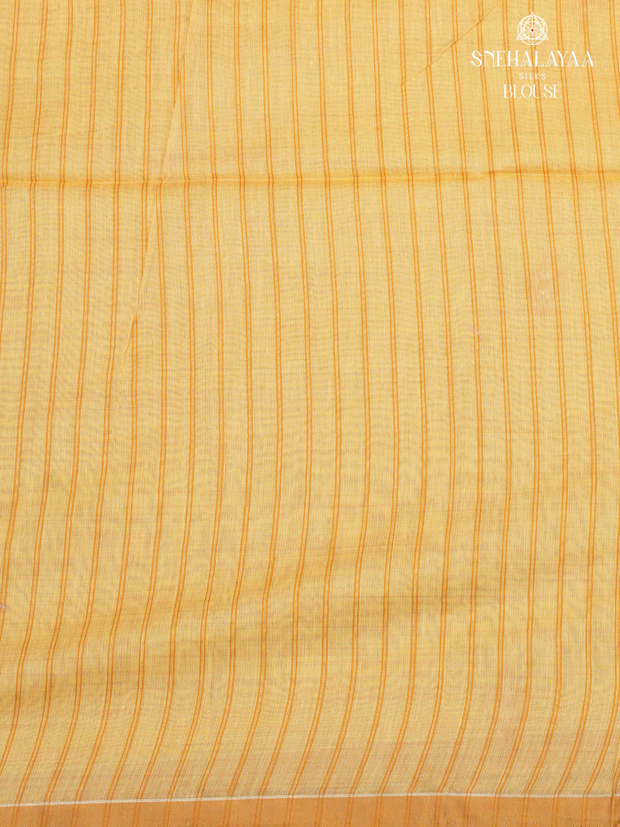Yellow Munga Cotton Saree