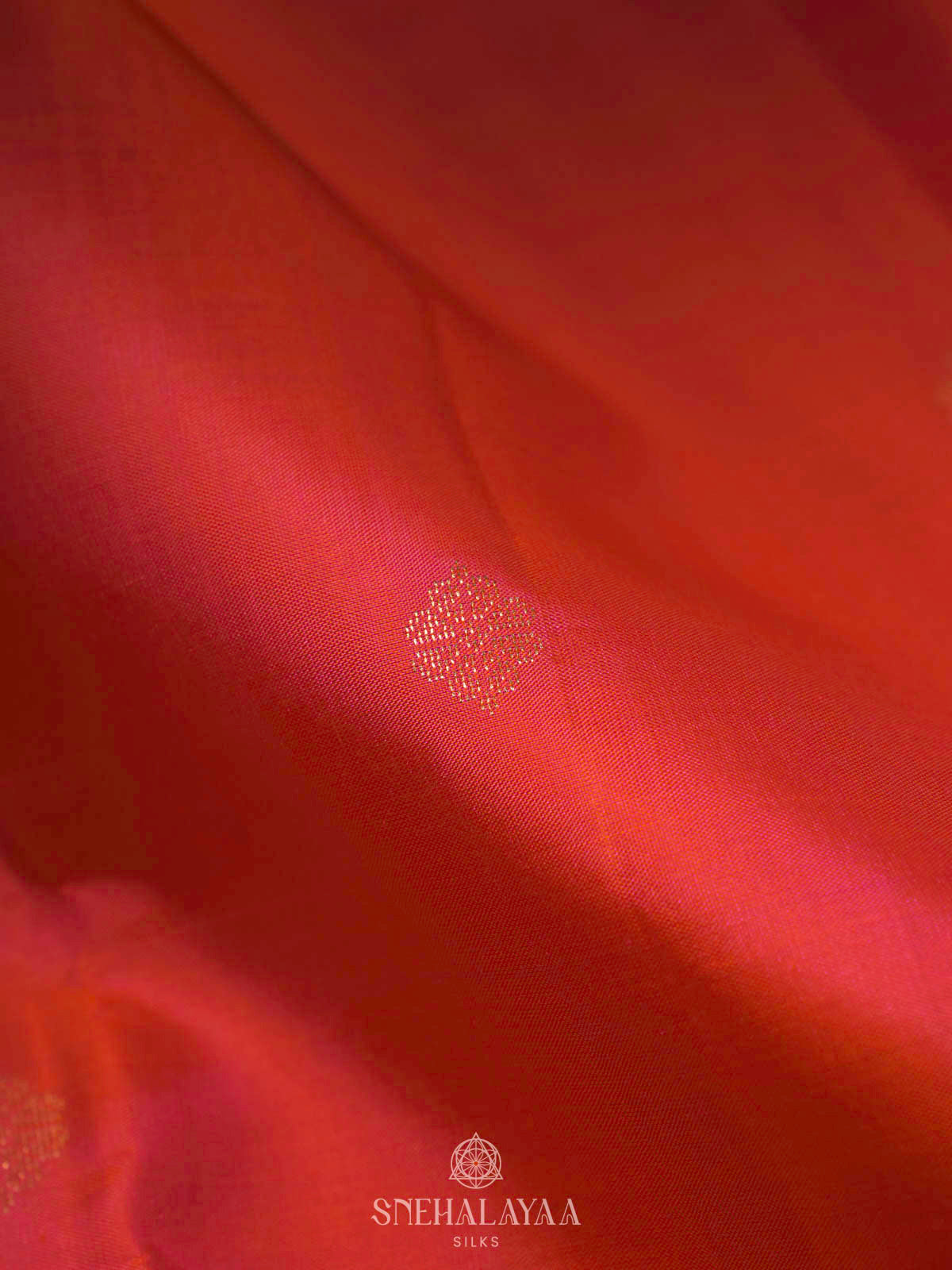 Orange Kanjivaram Silk Saree