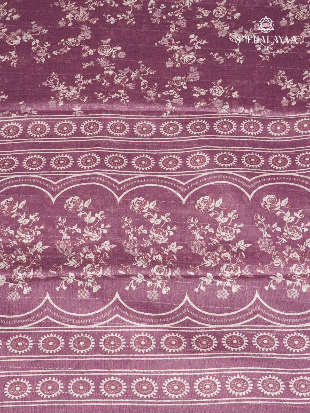 Lavender Dola Silk Saree