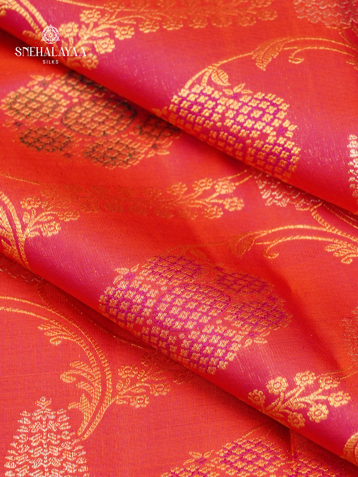 Rani Pink Kanjivaram Silk Saree