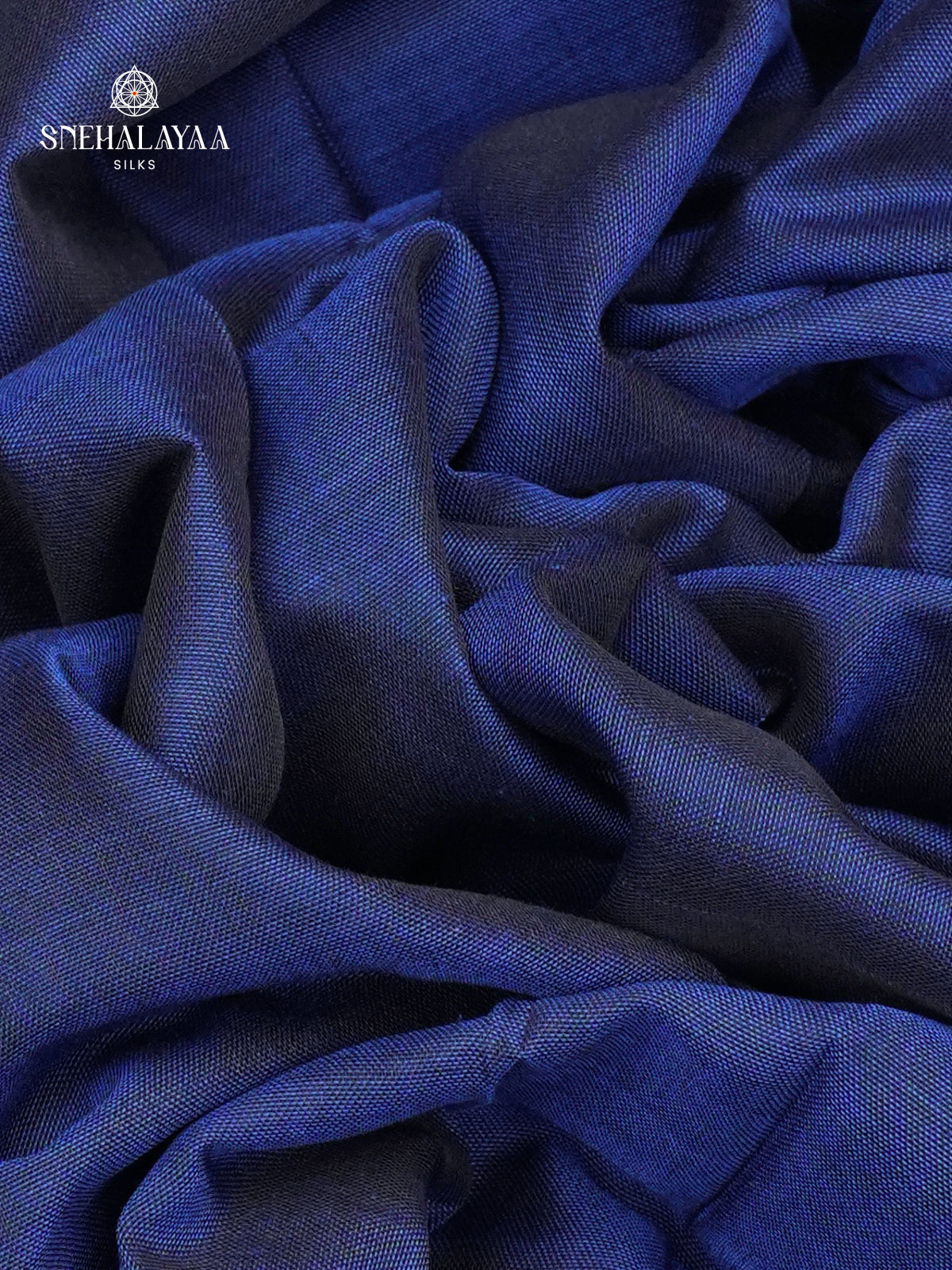 Navy Blue Narayanpet Cotton Saree