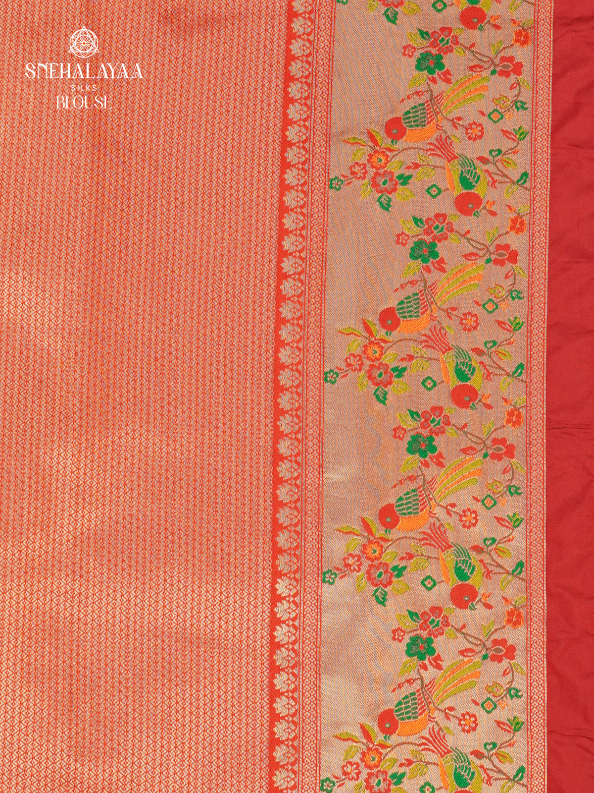 Olive Green Tissue Paithani Saree