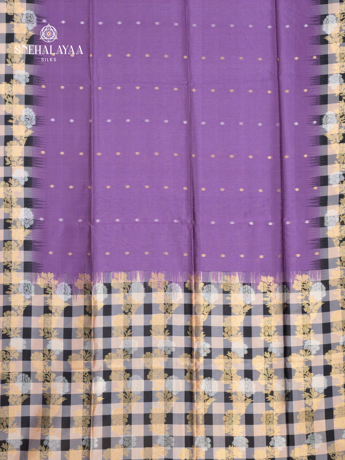 Purple Jute Saree