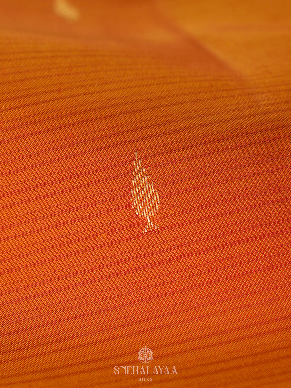 Orange Kanjivaram Silk Saree