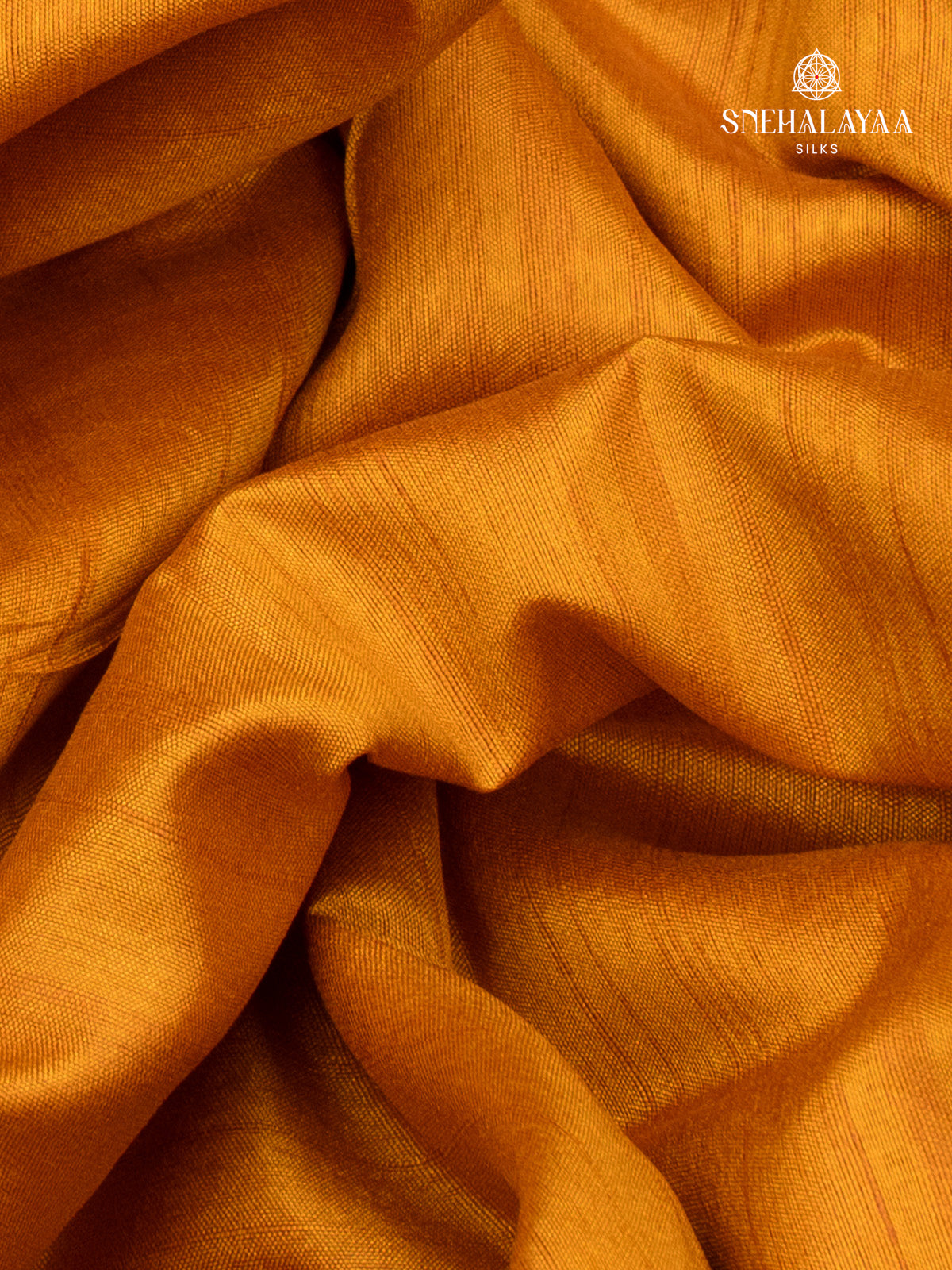 Mustard Yellow Raw Silk Embroidery Saree
