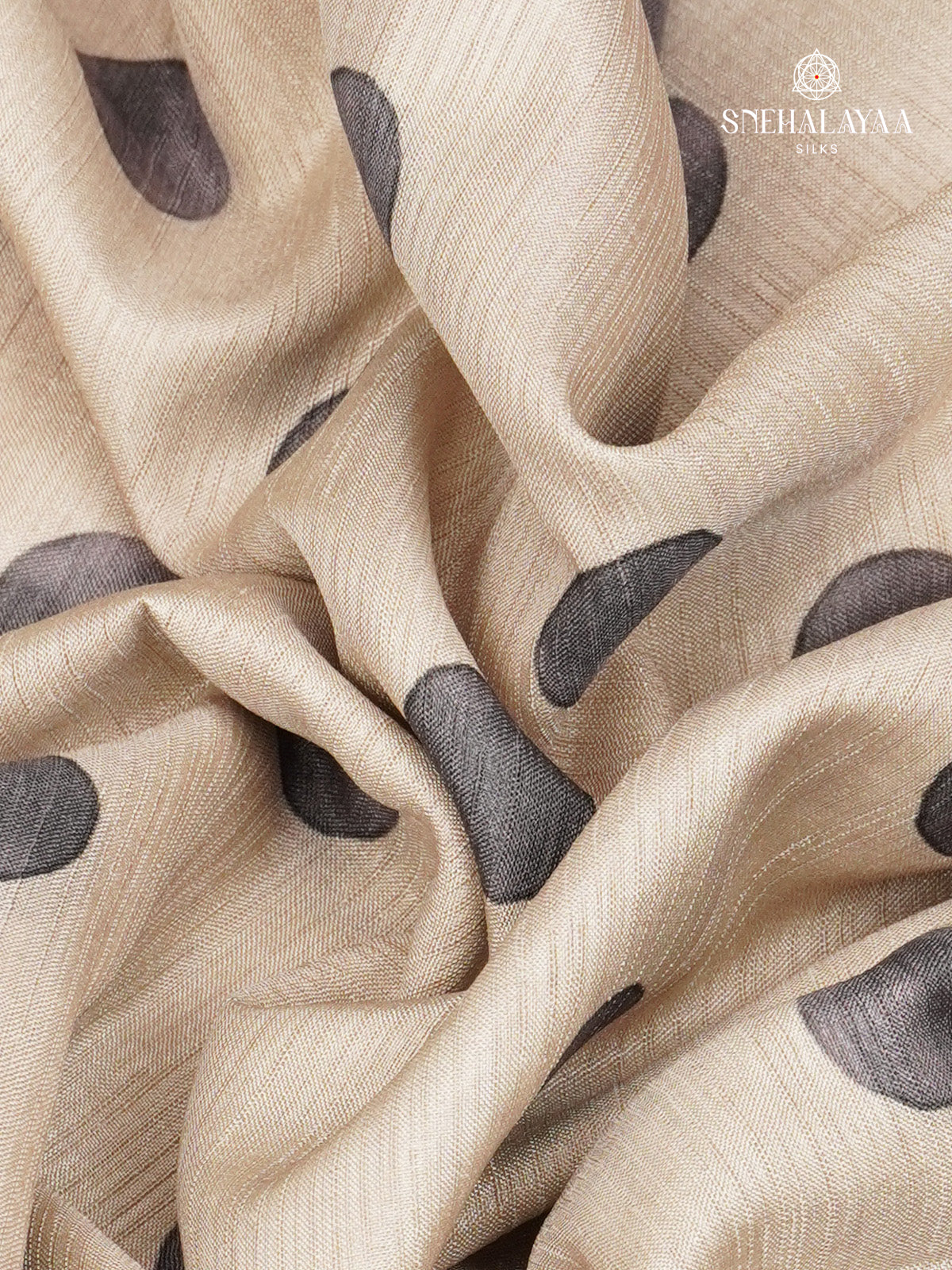 Off White Tussar Saree