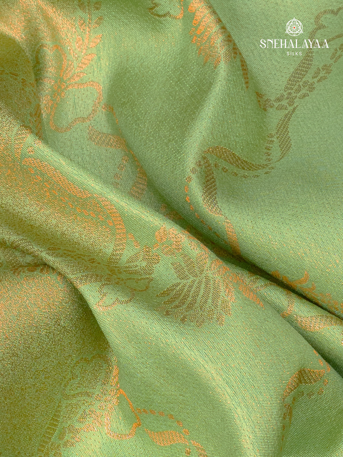Sage Green Soft Silk Saree