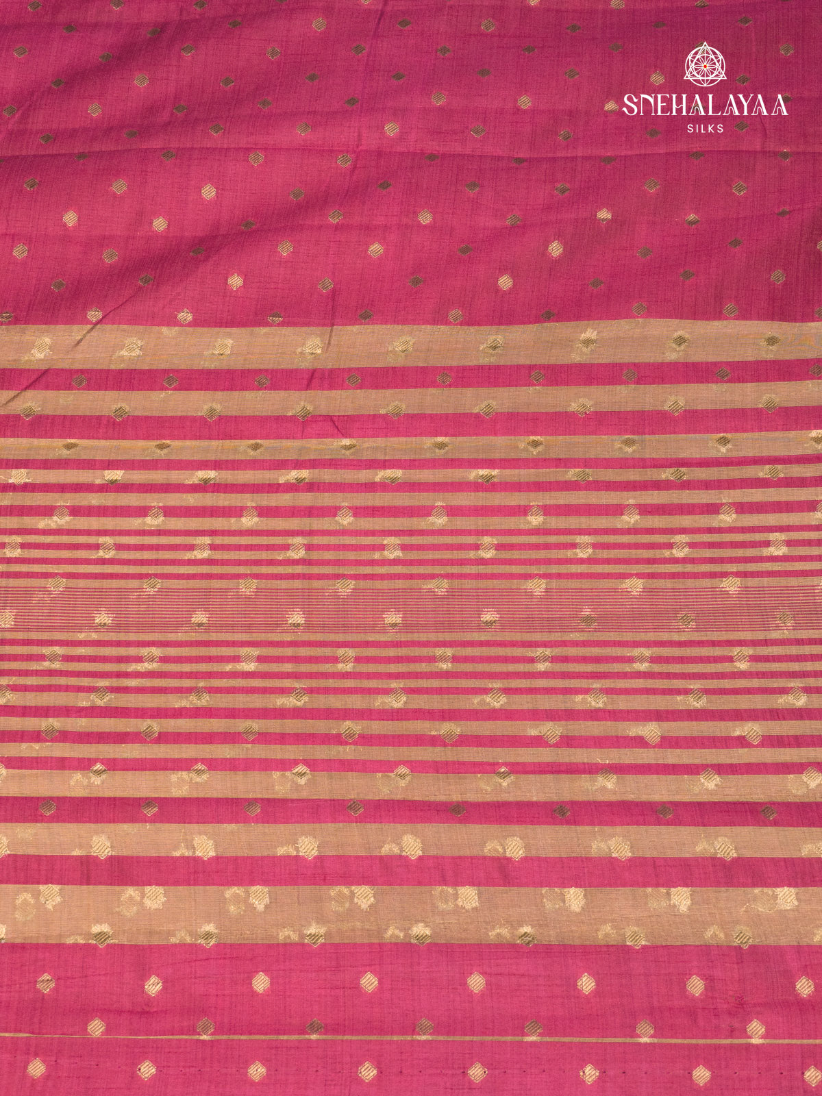 Magenta Raw Silk Saree