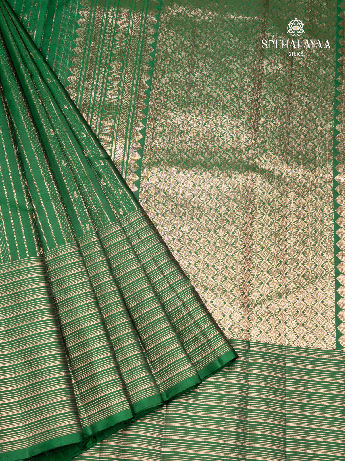 Green Kanjivaram Silk Saree