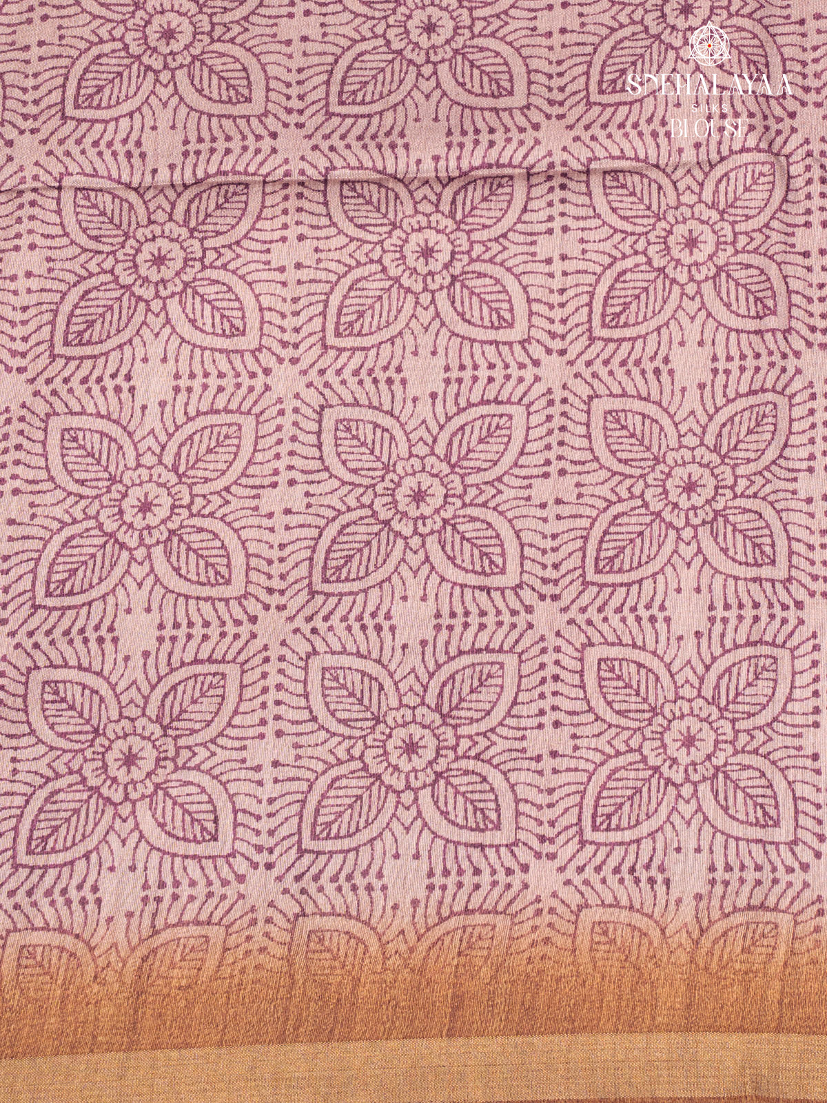 Purple Tussar Saree