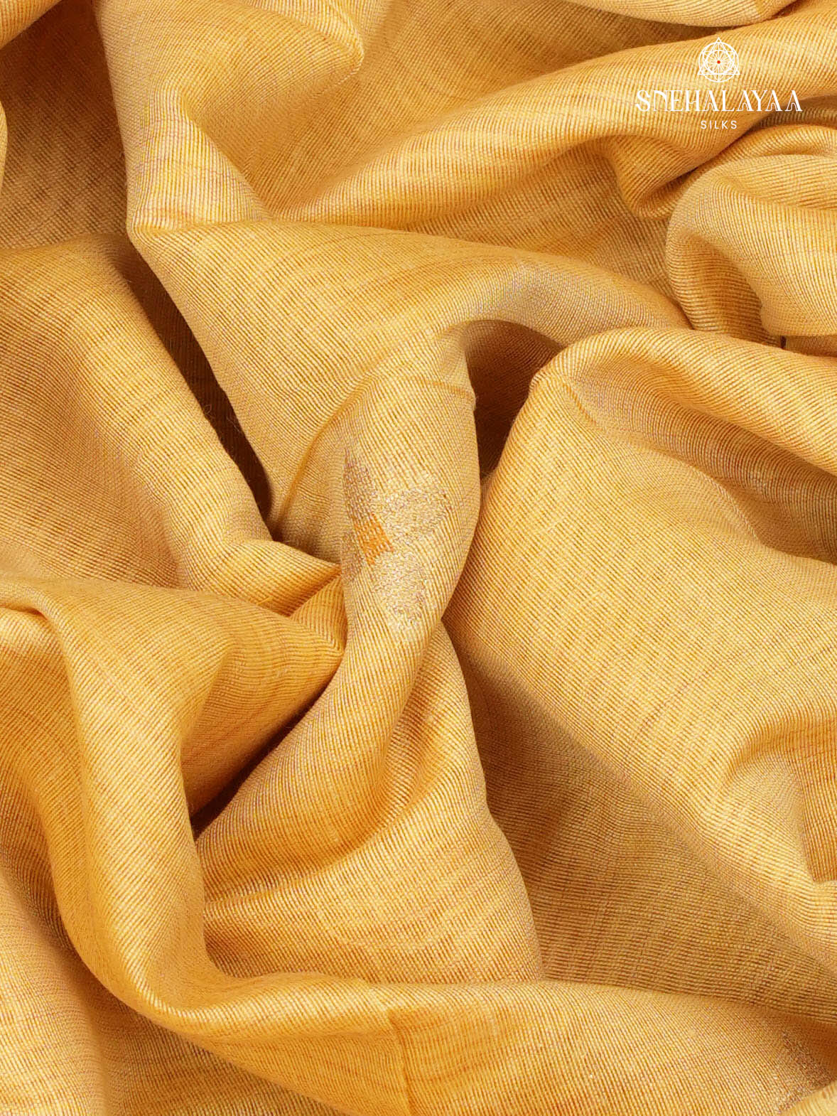 Yellow Munga Cotton Saree