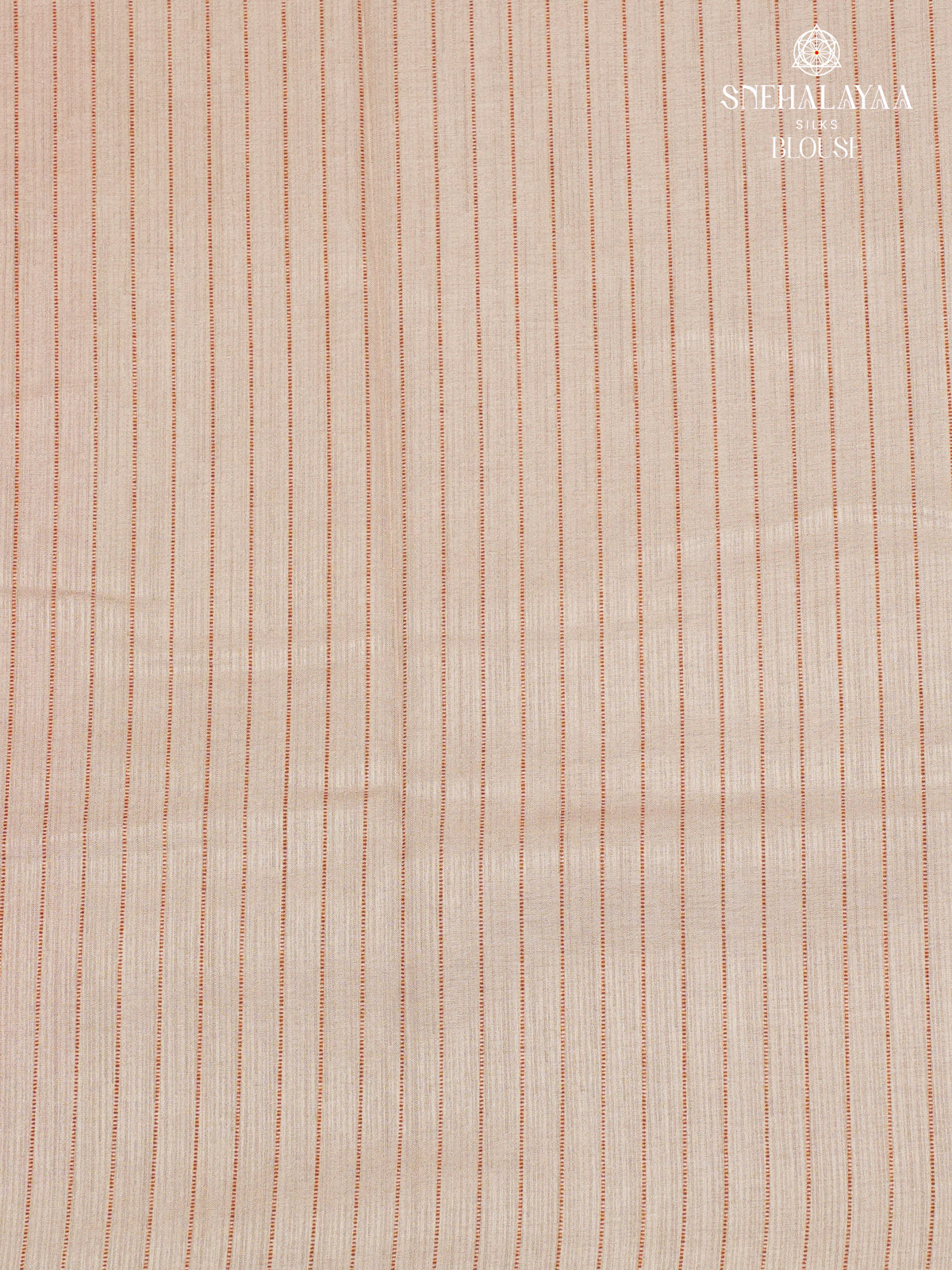 Orange Tussar Embroidery Saree