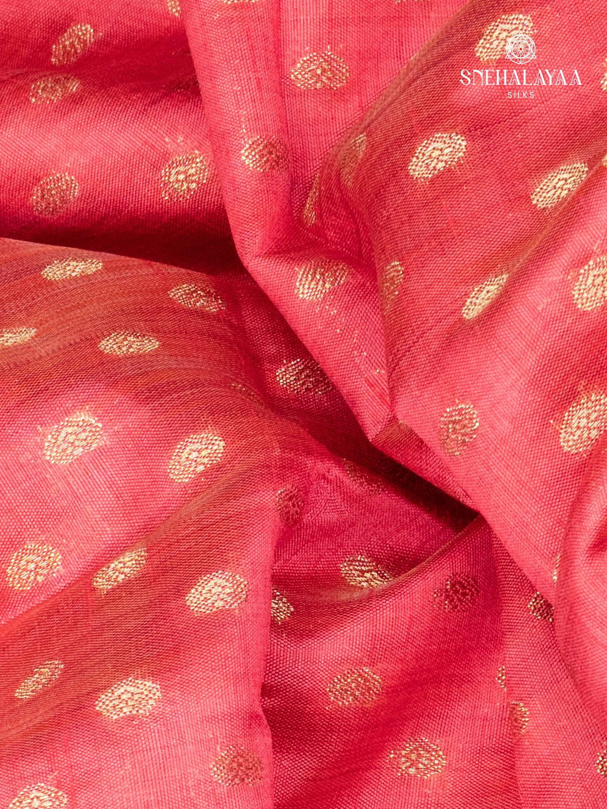 Pink Raw Silk Saree