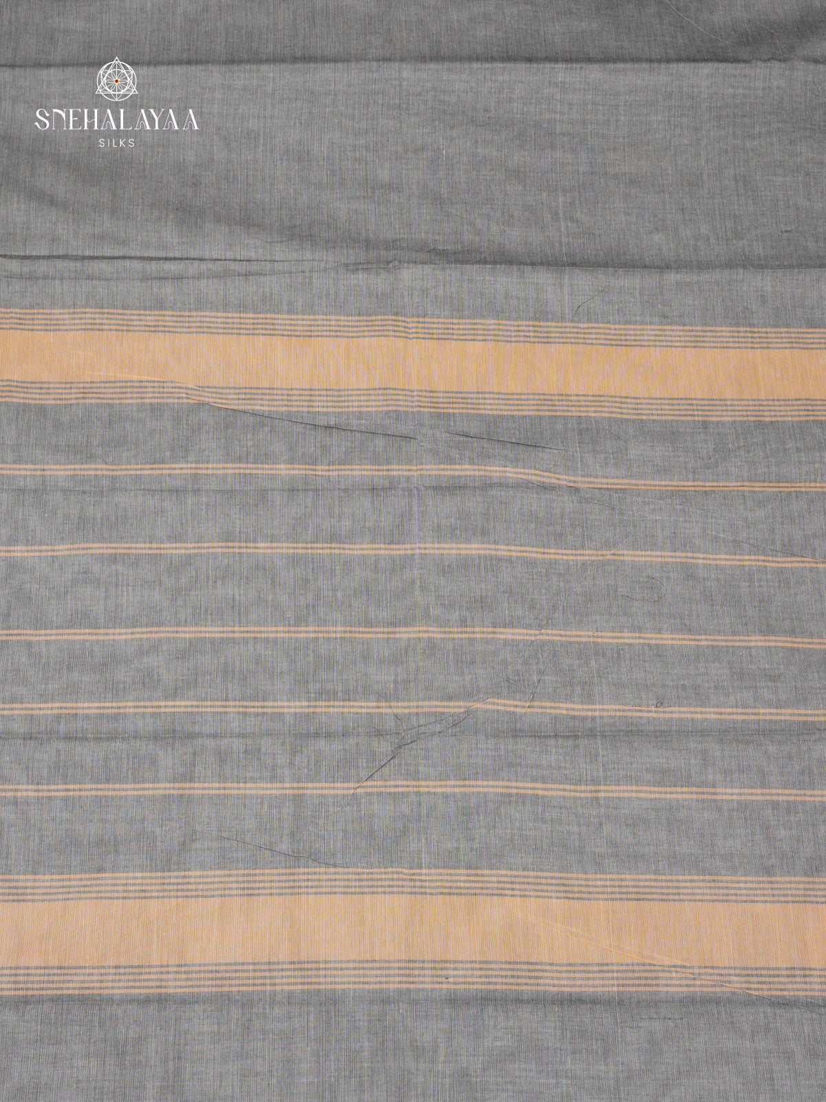 Ash Grey Chettinad Cotton Saree