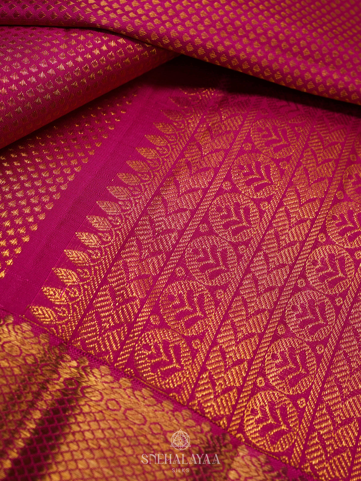 Pink Kanjivaram Silk Saree