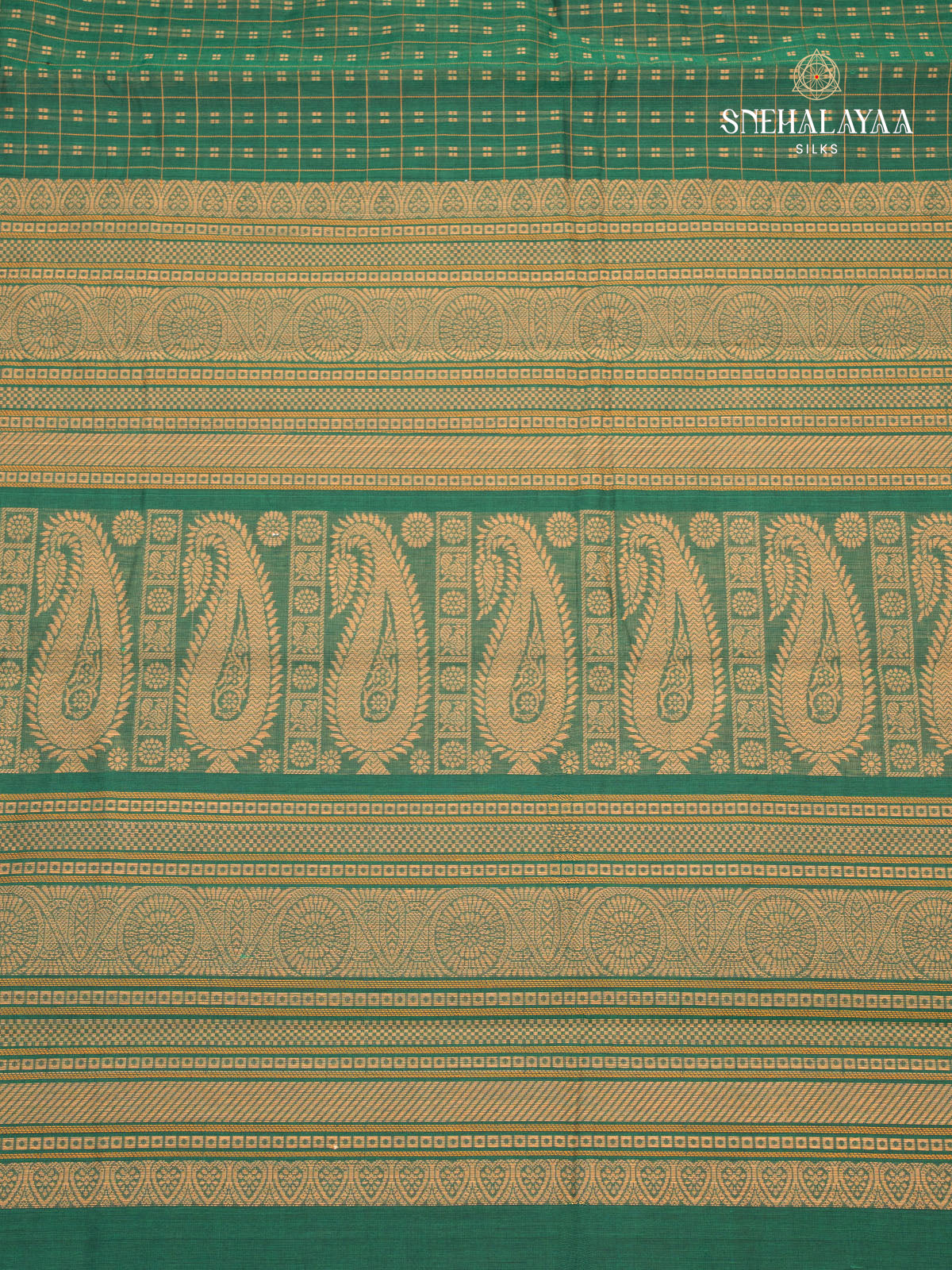 Green Kanchi Cotton Saree