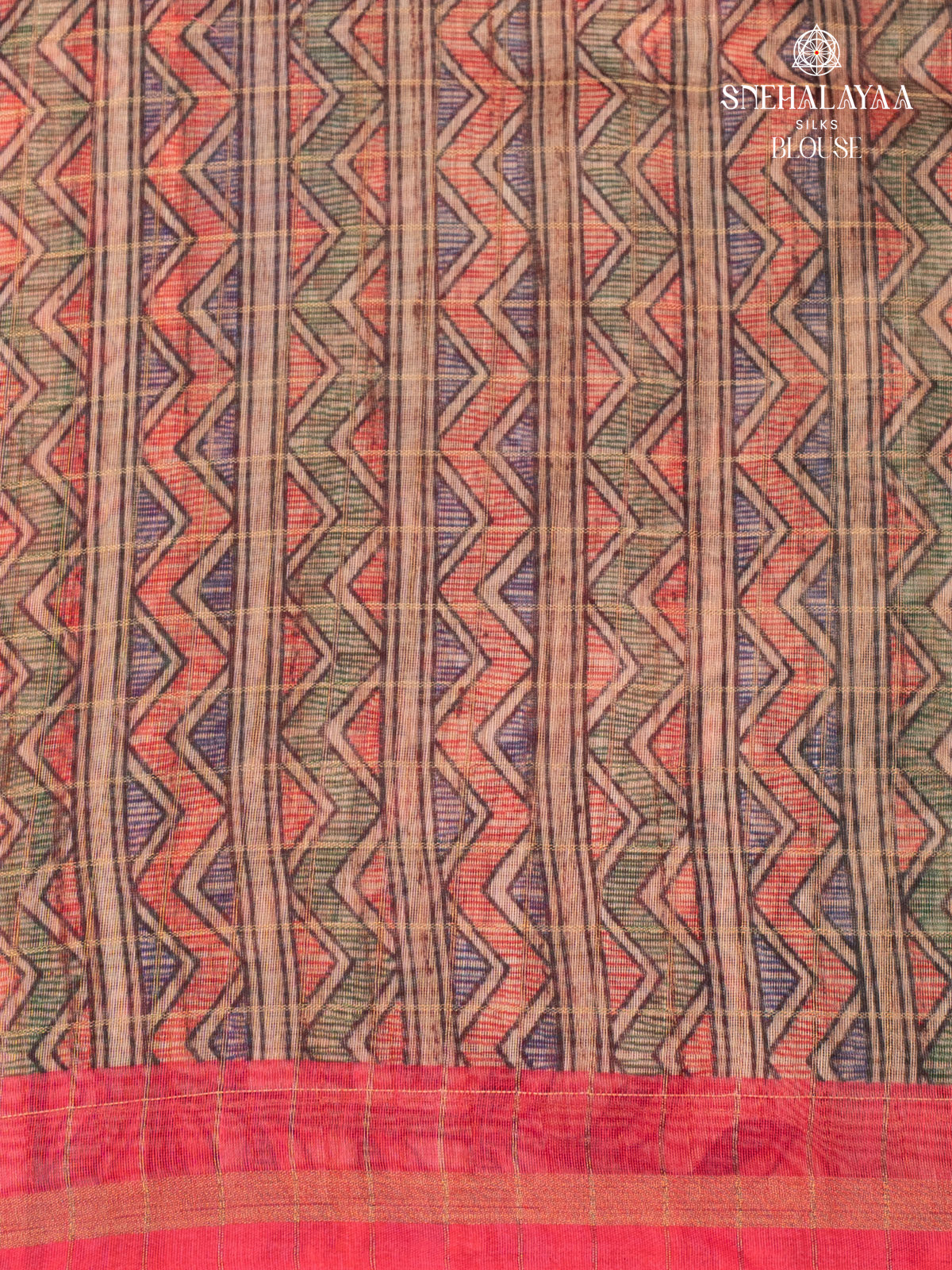 Pink Madhubani Saree