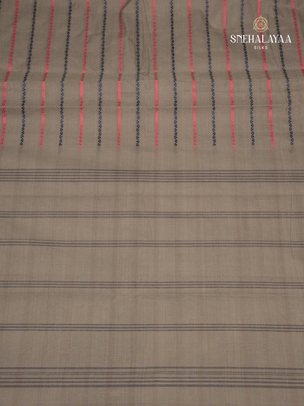 Grey Chettinad Cotton Saree