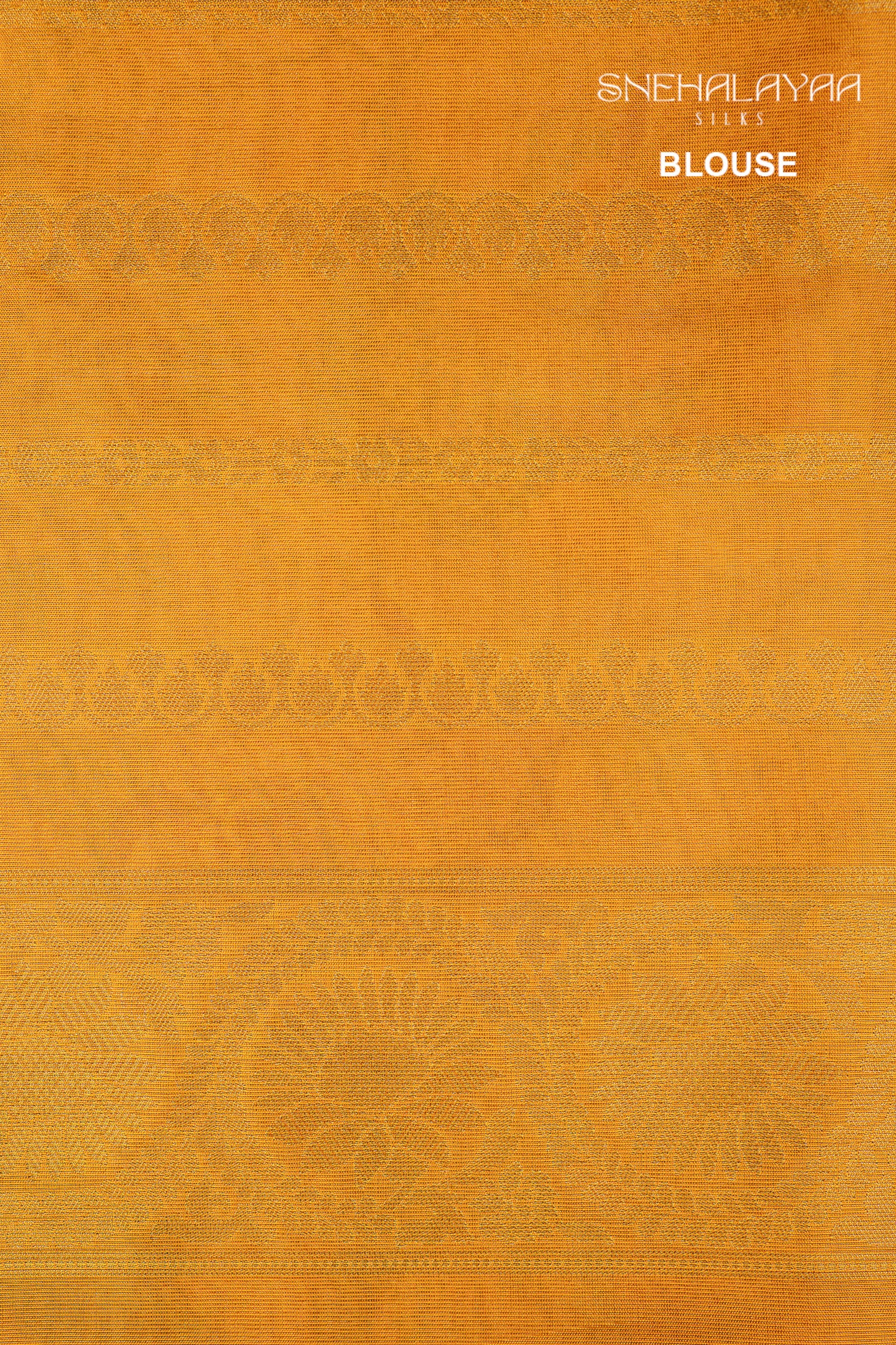 Tangerine Orange Semi Banaras Saree