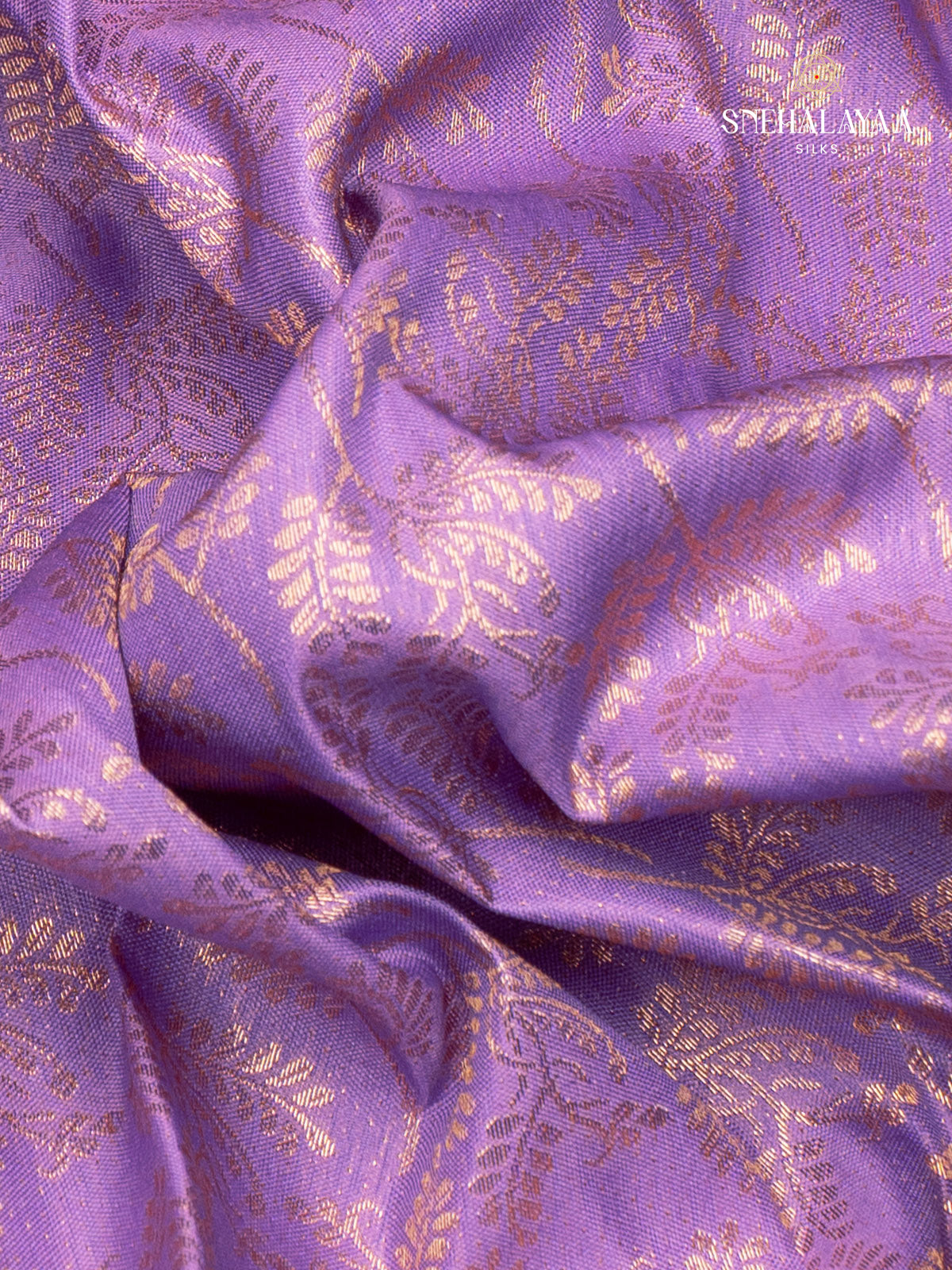 Purple Art Silk Saree