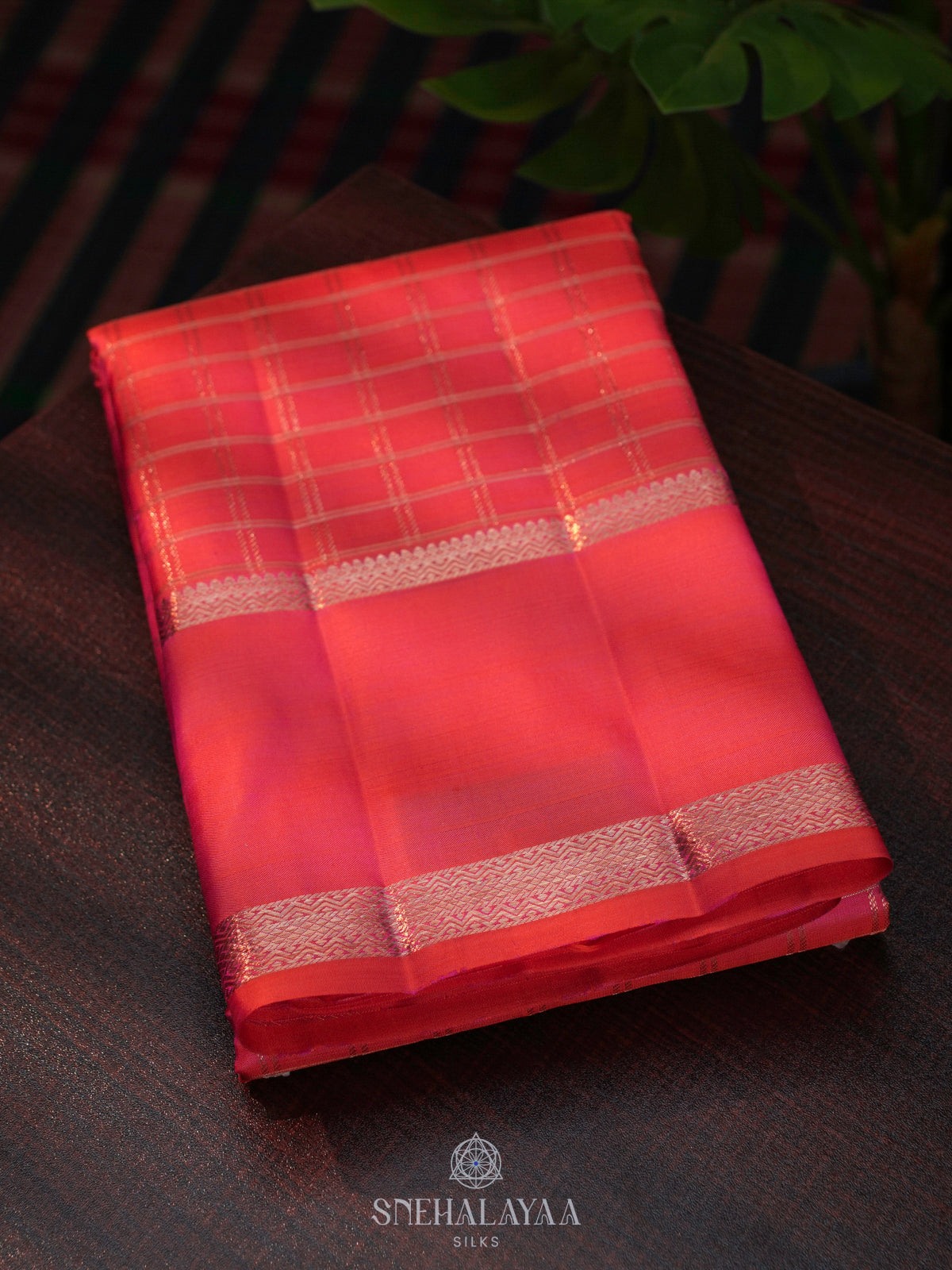 Pink Kanjivaram Silk Saree
