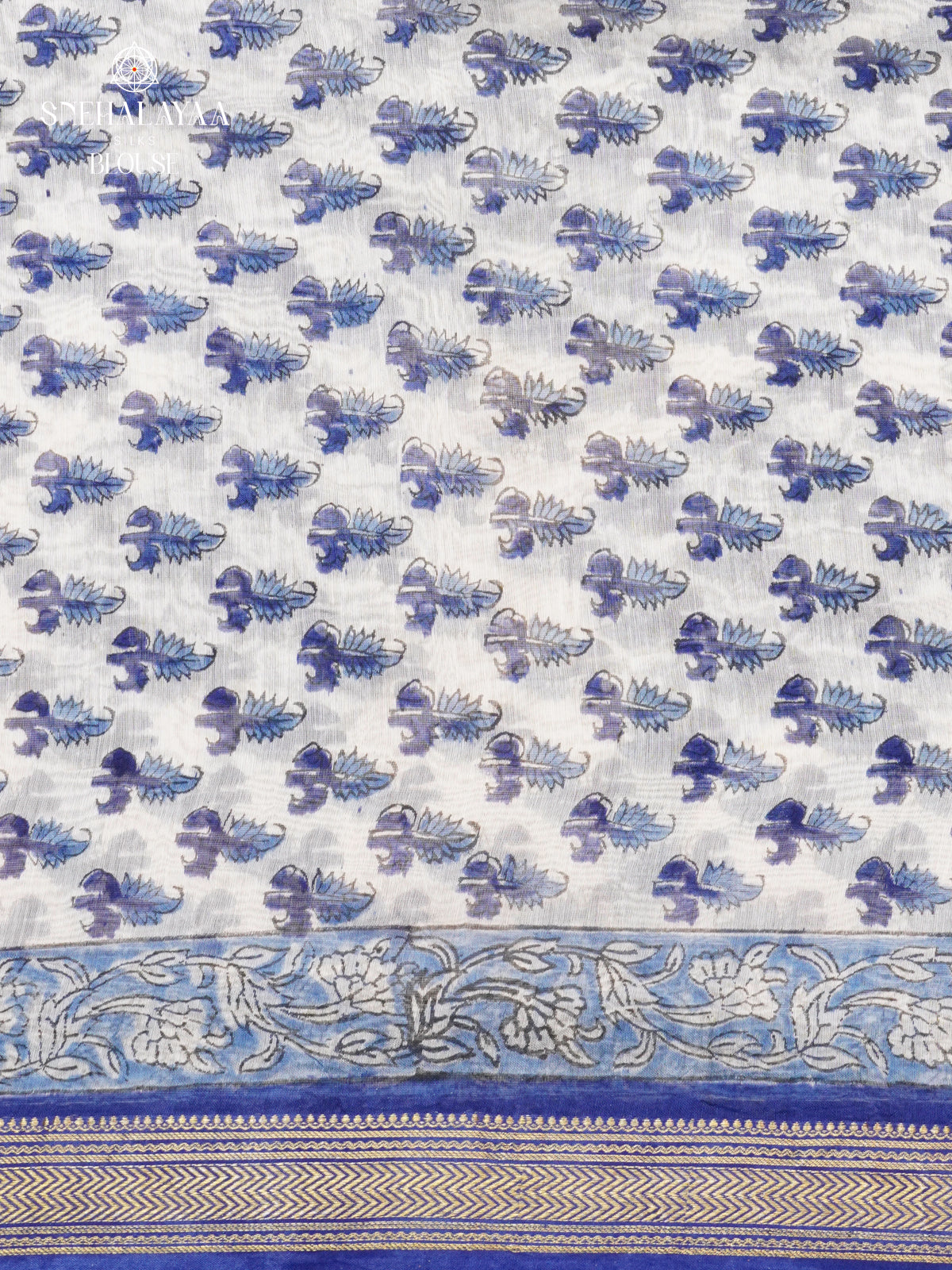 Off White Chanderi Saree